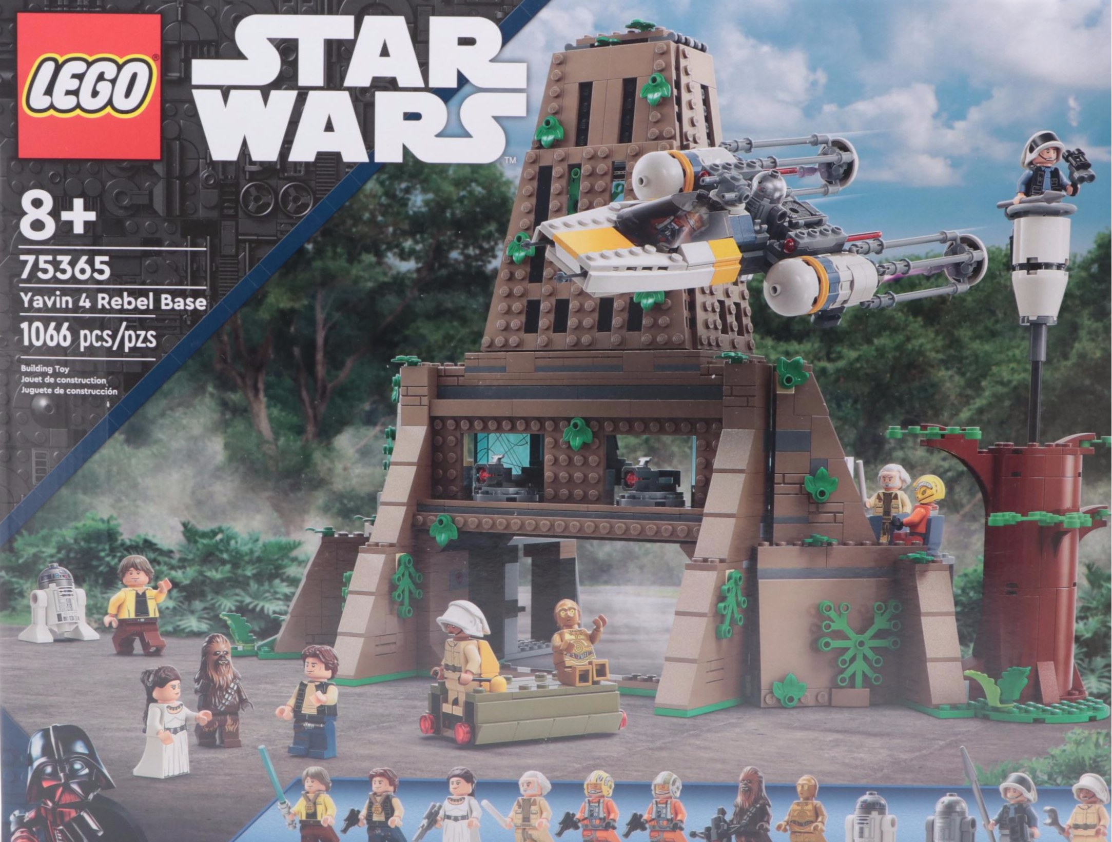 LEGO Star Wars Yavin 4 Rebel Base Construction Set, 2023