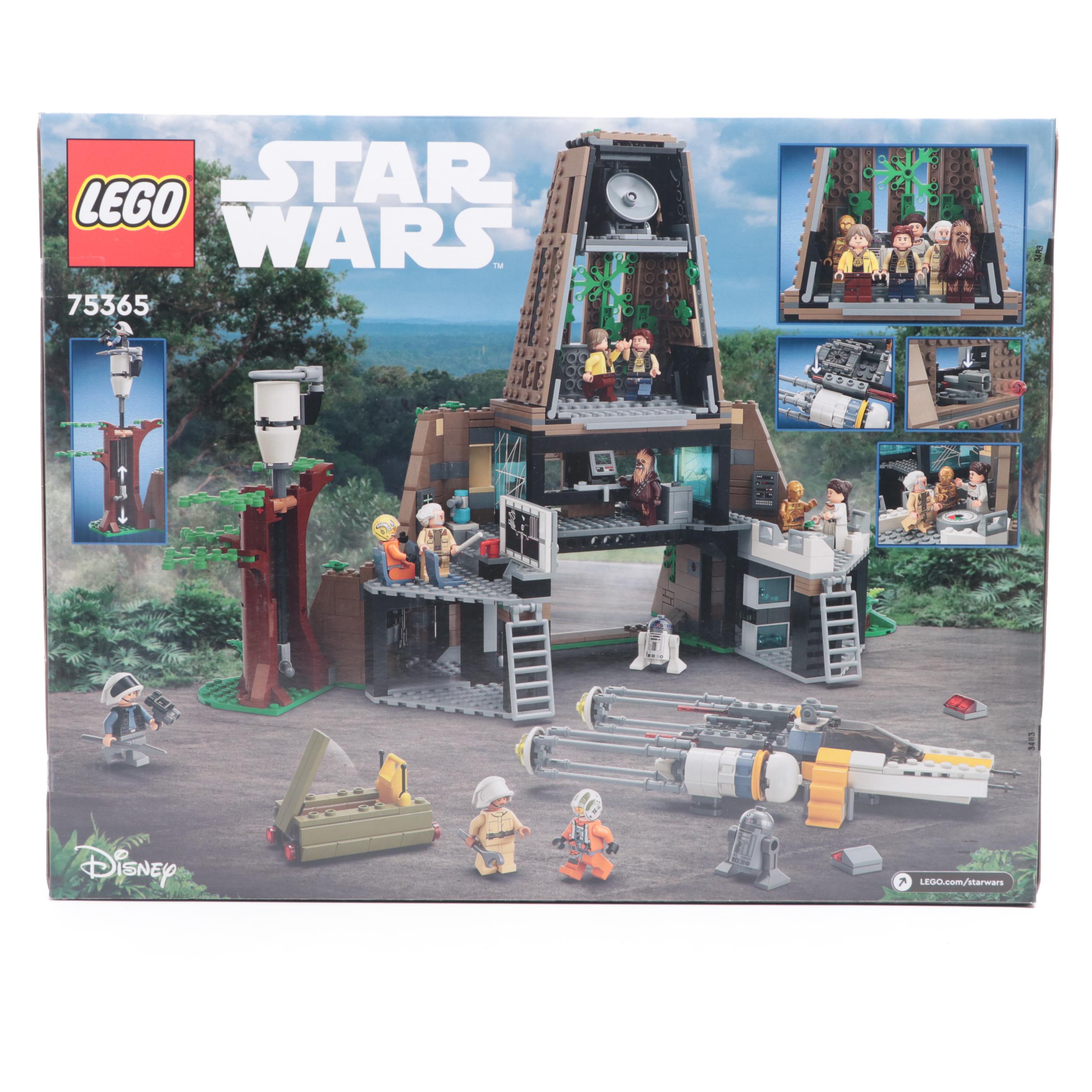 LEGO Star Wars Yavin 4 Rebel Base Construction Set, 2023