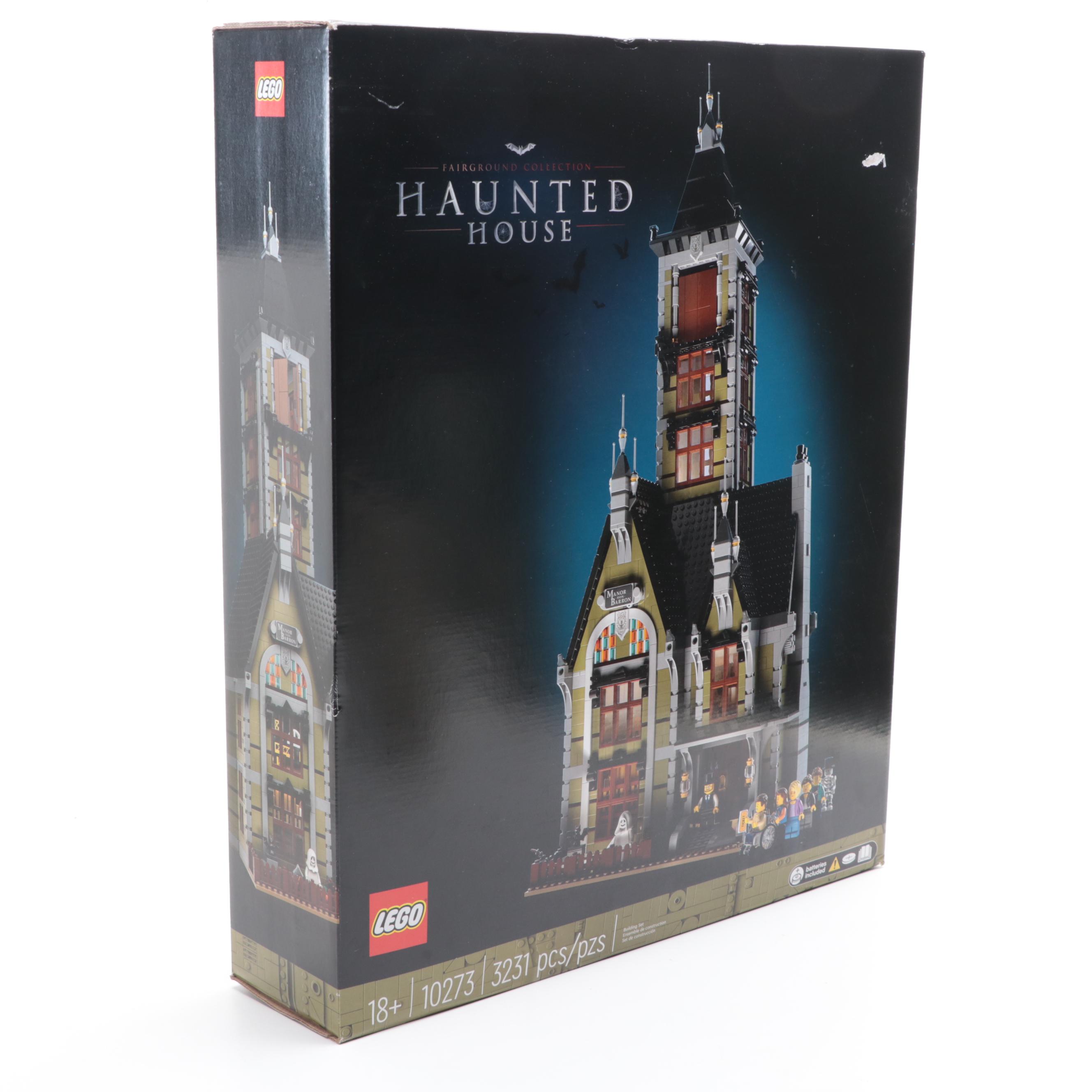 LEGO Fairground Collection Haunted House Construction Set, 2020