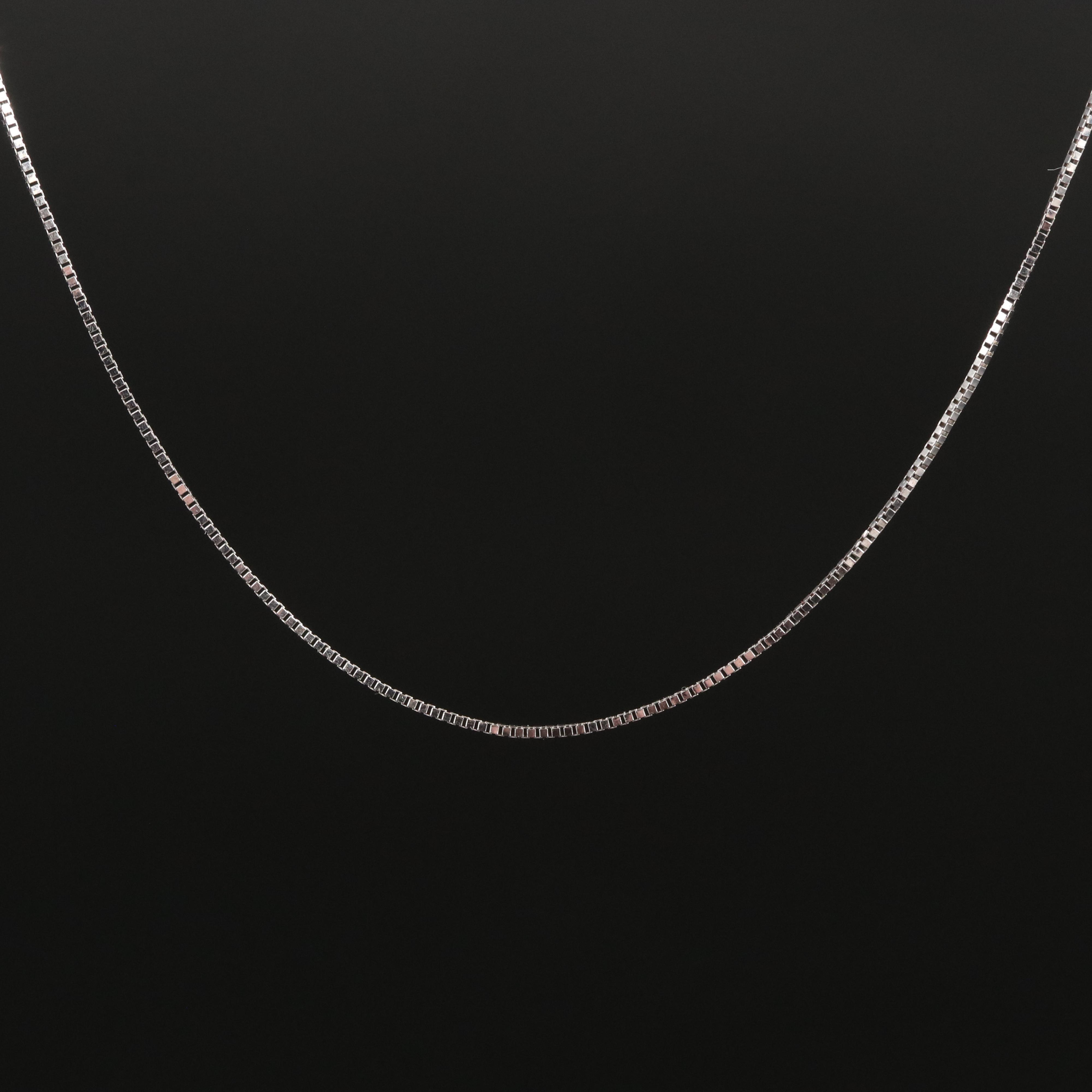 14K Box Chain Necklace
