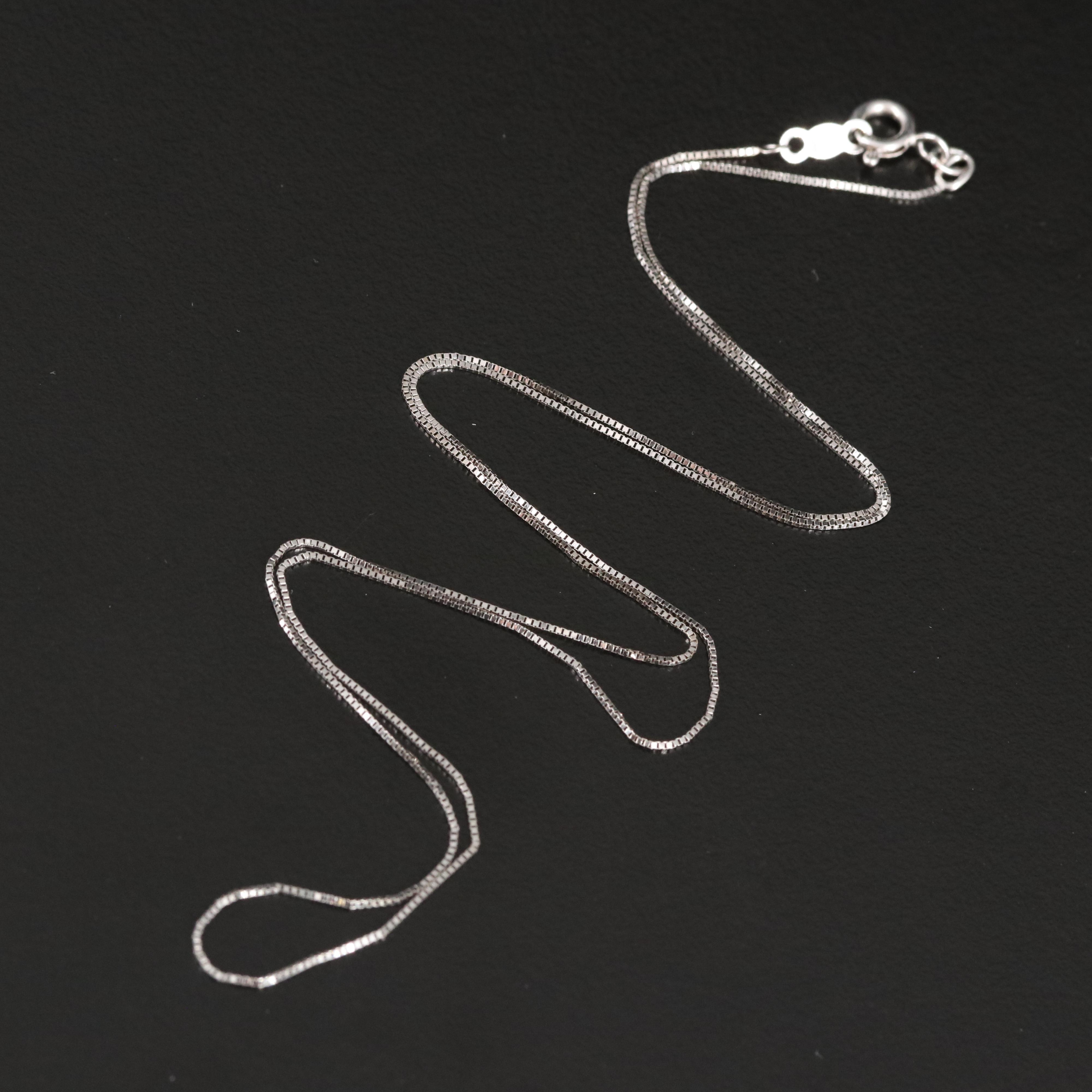 14K Box Chain Necklace