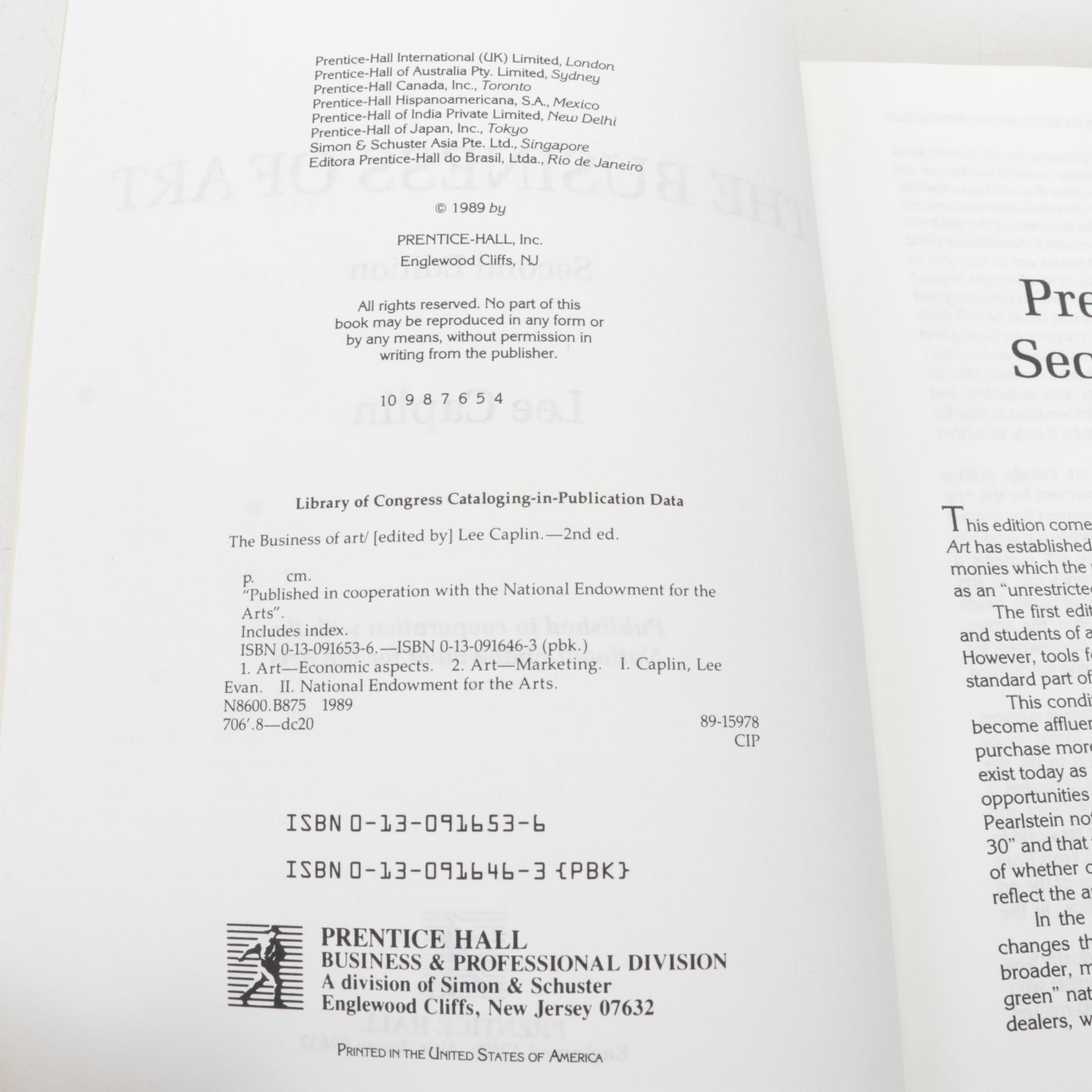 Collection of Art Reference Books Including How to Market Artwork and Painting