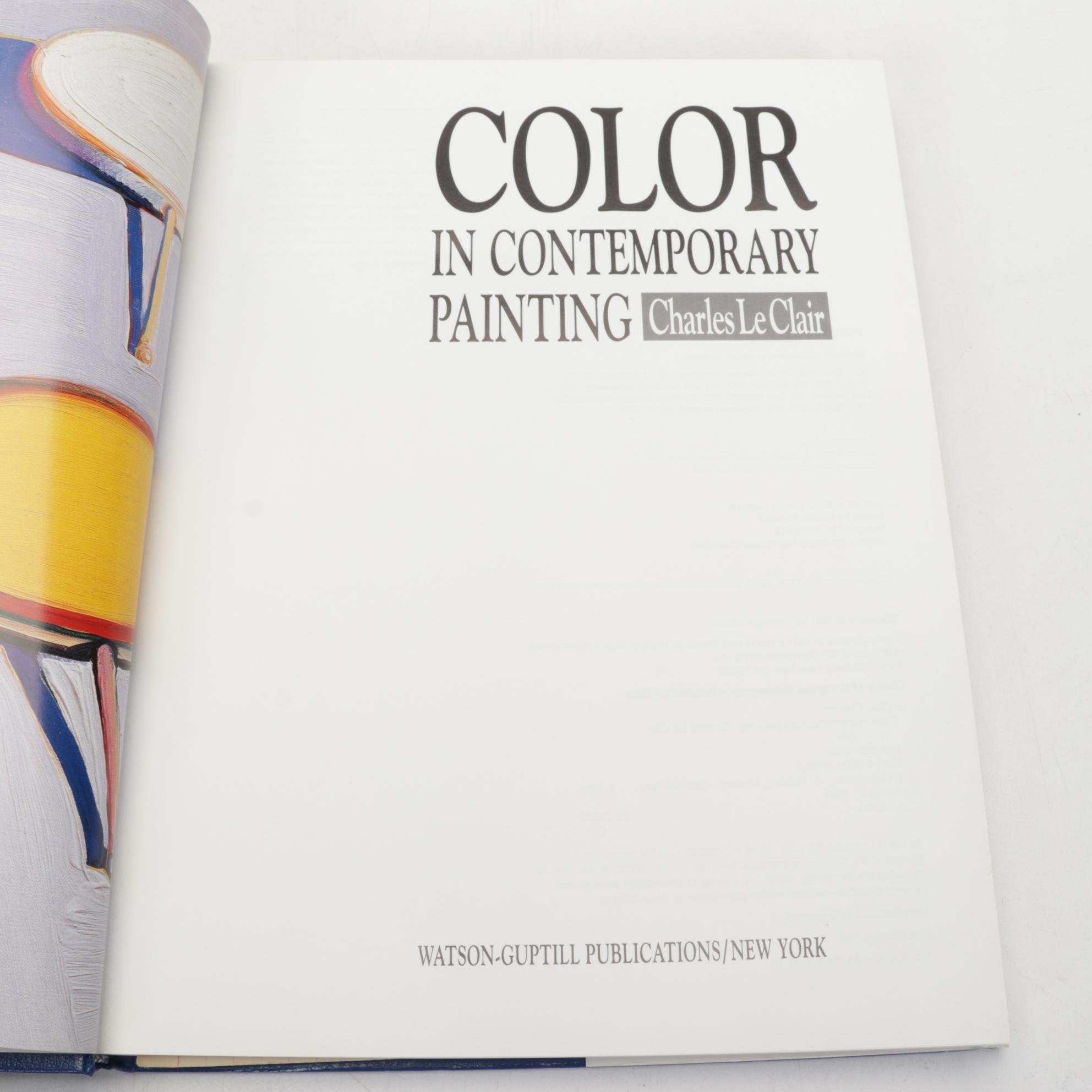 Collection of Art Reference Books Including How to Market Artwork and Painting