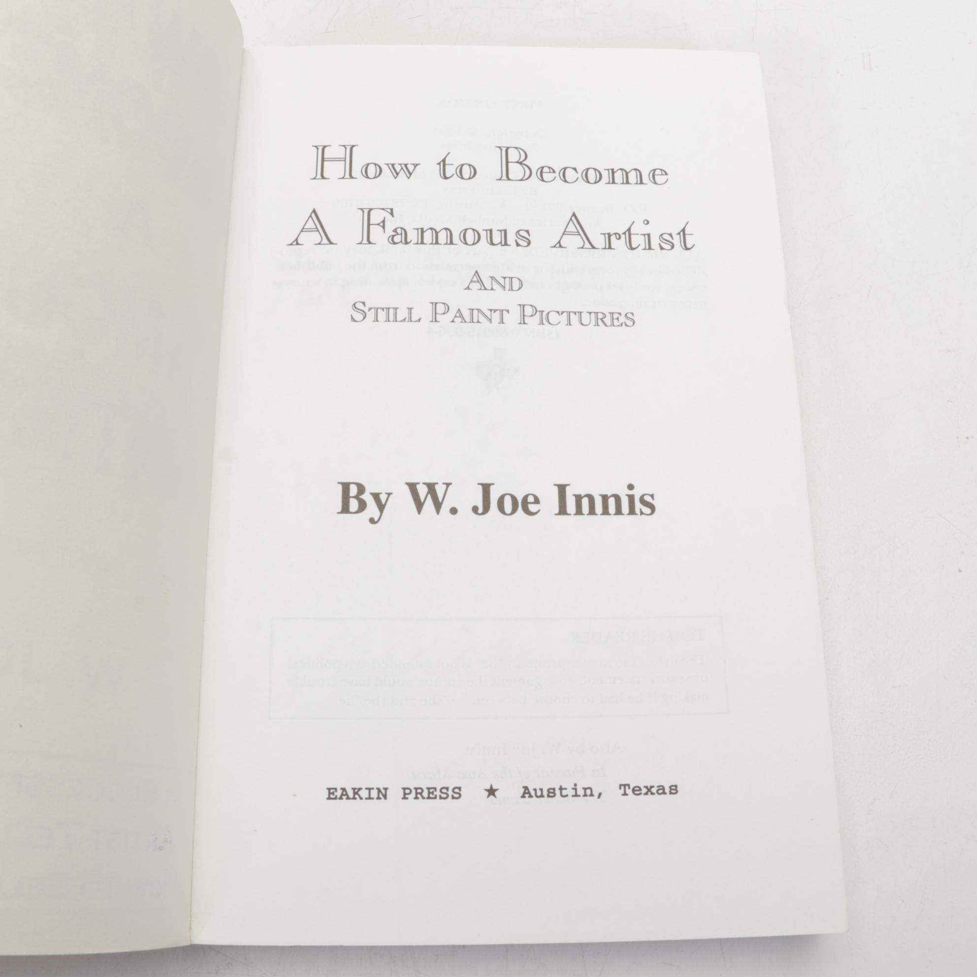 Collection of Art Reference Books Including How to Market Artwork and Painting