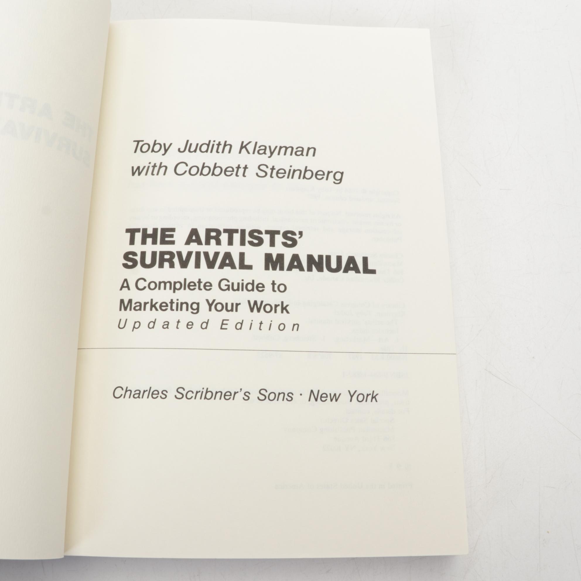 Collection of Art Reference Books Including How to Market Artwork and Painting