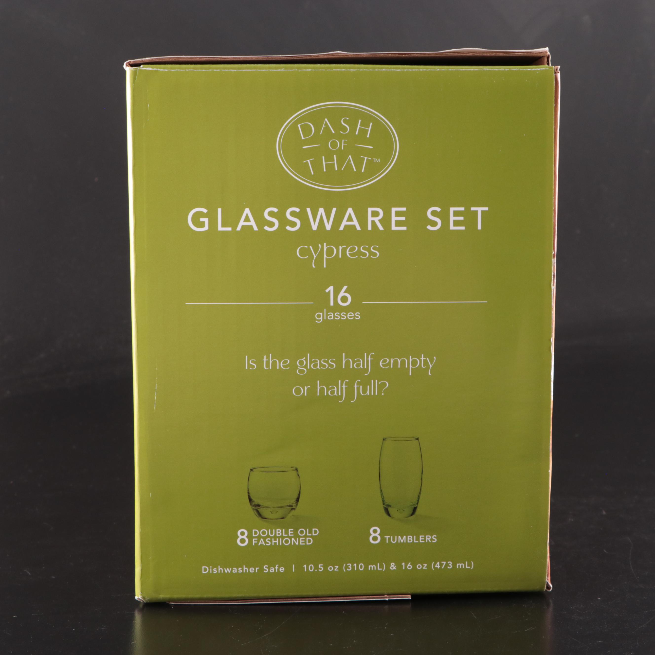 Dash Of That Glass Glassware Set with Percolator and Stanley Thermos