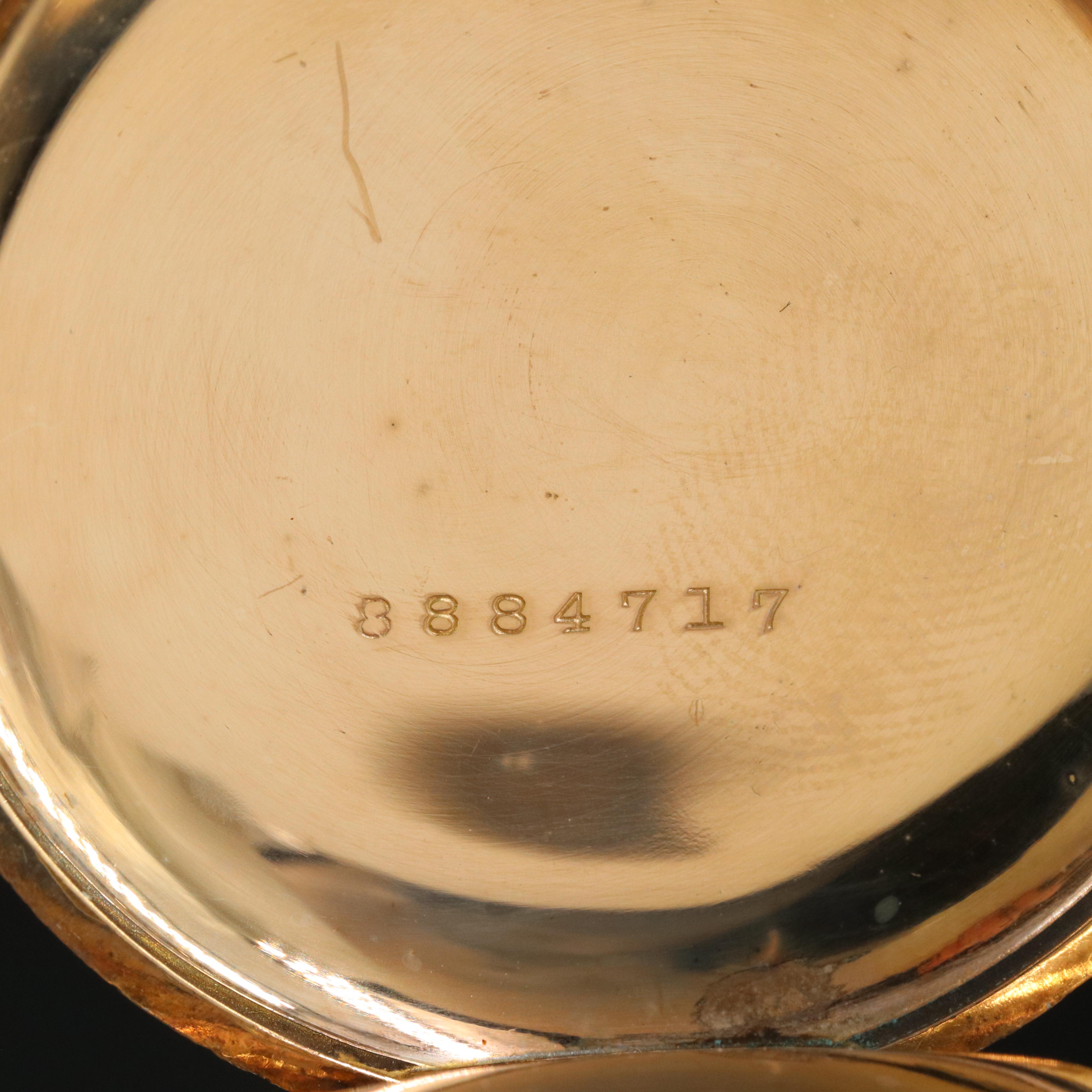 1902 Waltham Size 6 Gold-Filled Hunting Case Pocket Watch