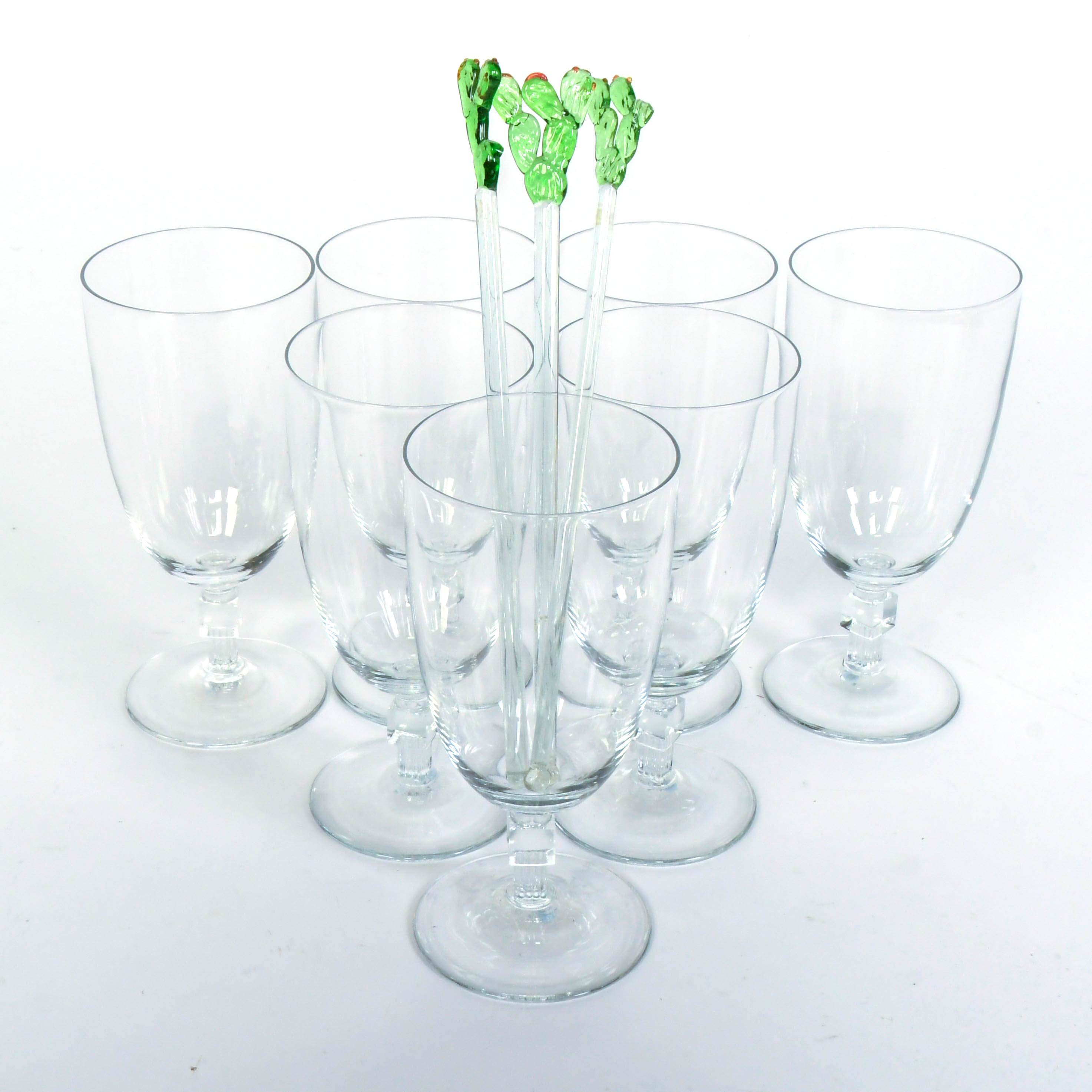 "Happy Hour" Sign with Barware and Decor