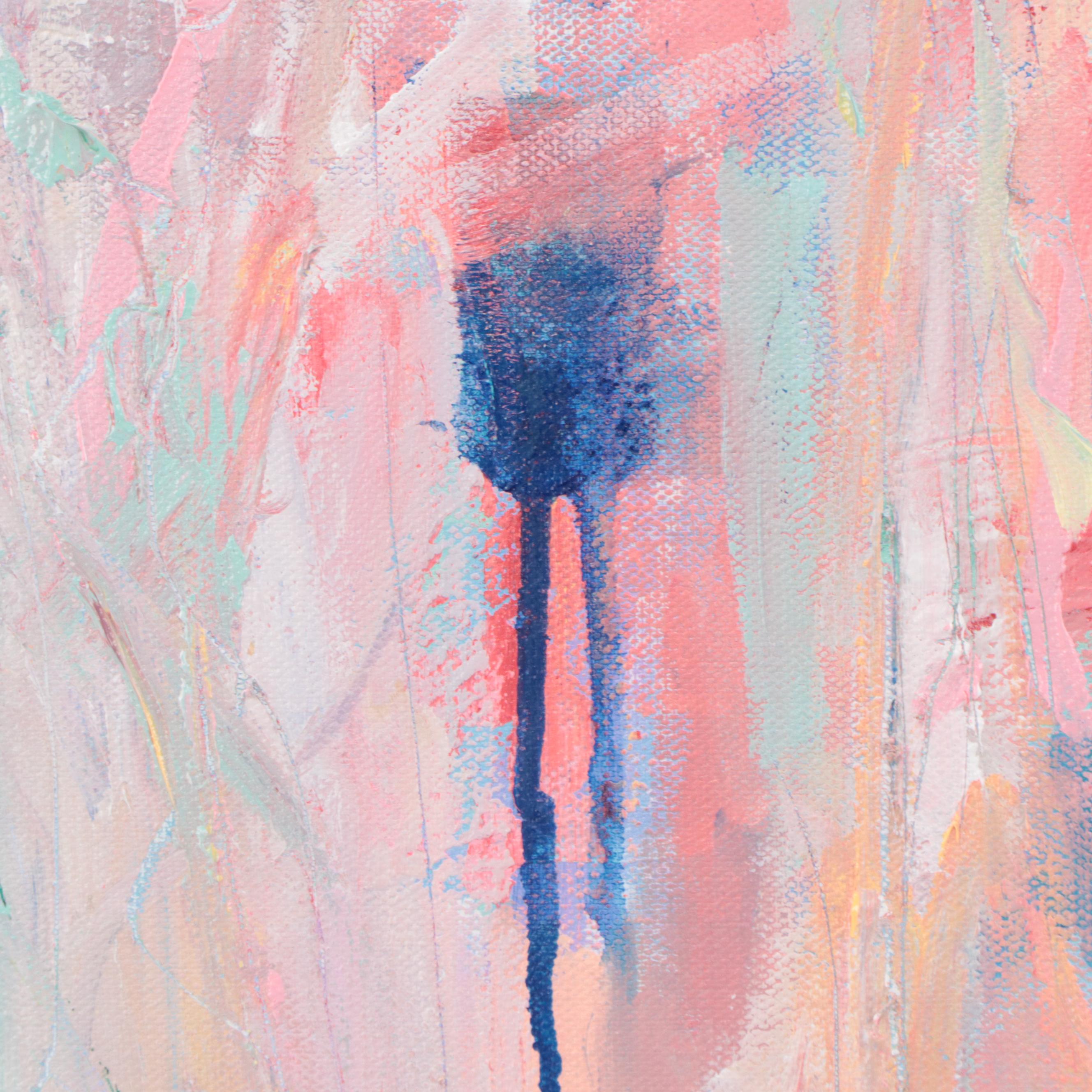 Saul Gefen Abstract Acrylic Painting, 2023