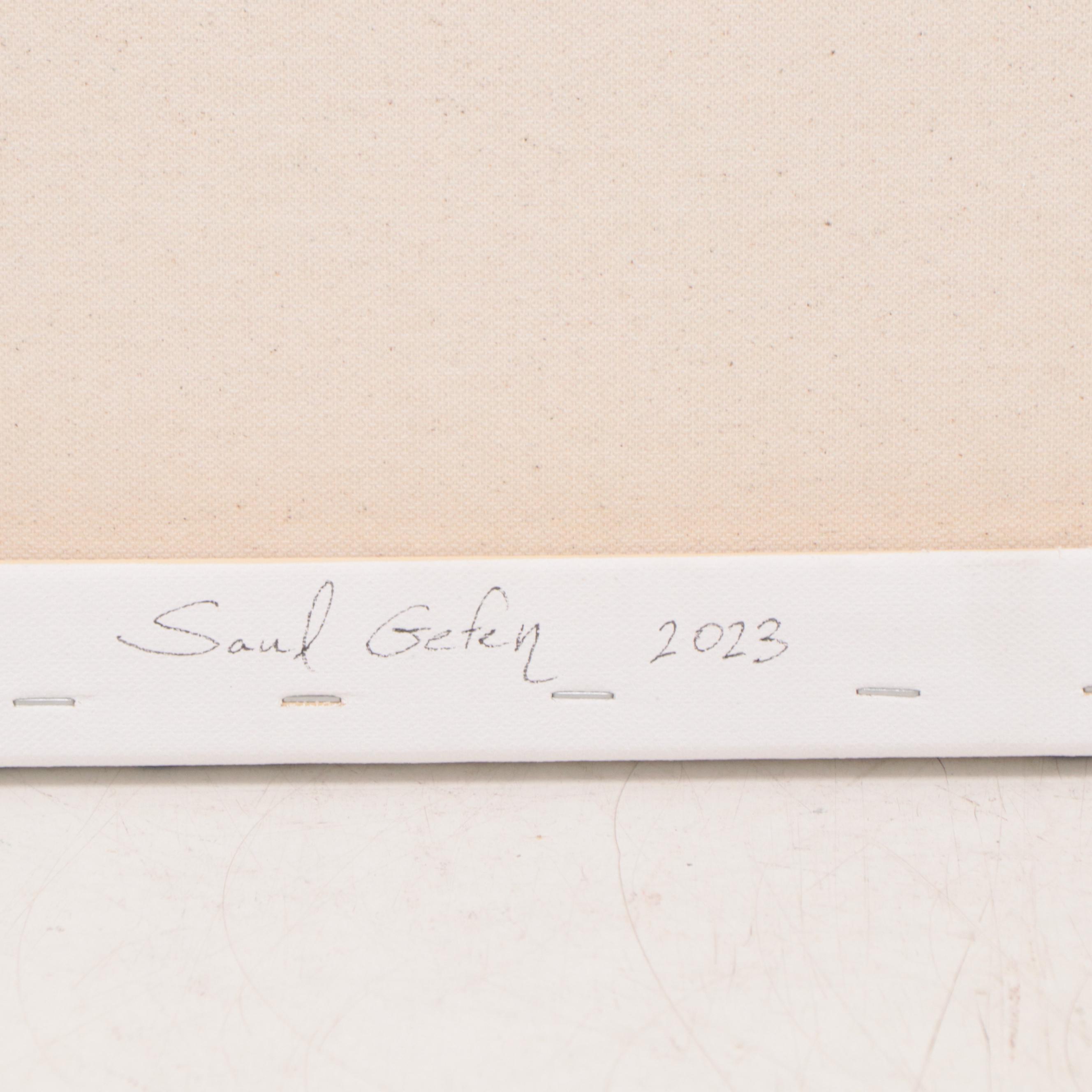 Saul Gefen Abstract Acrylic Painting, 2023