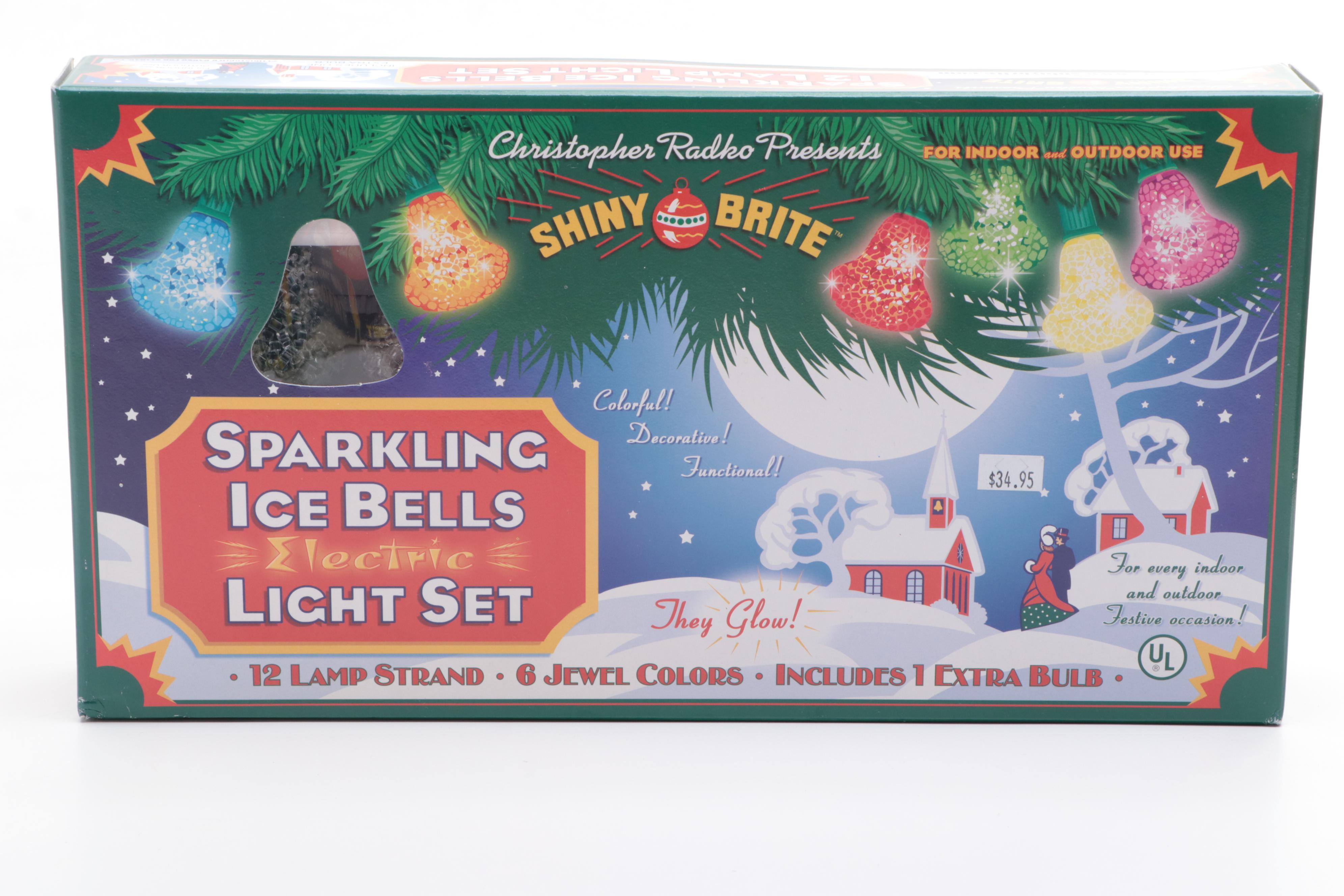 Christopher Radko Shiny Brite Glo-Brite, Twirl-Brite and More Lights