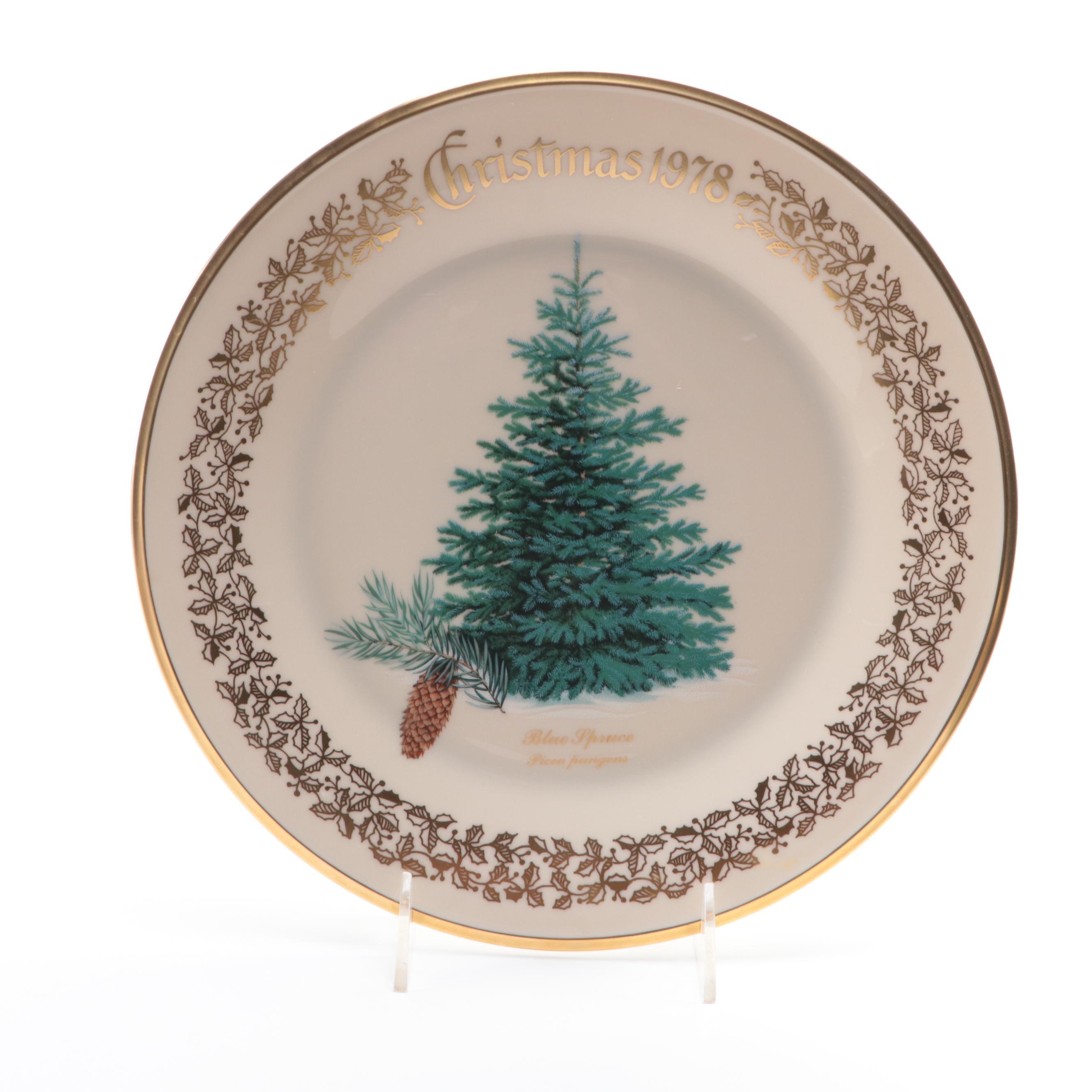 Lenox "Boehm Birds" and "Blue Spruce" Bone China Collector Plates