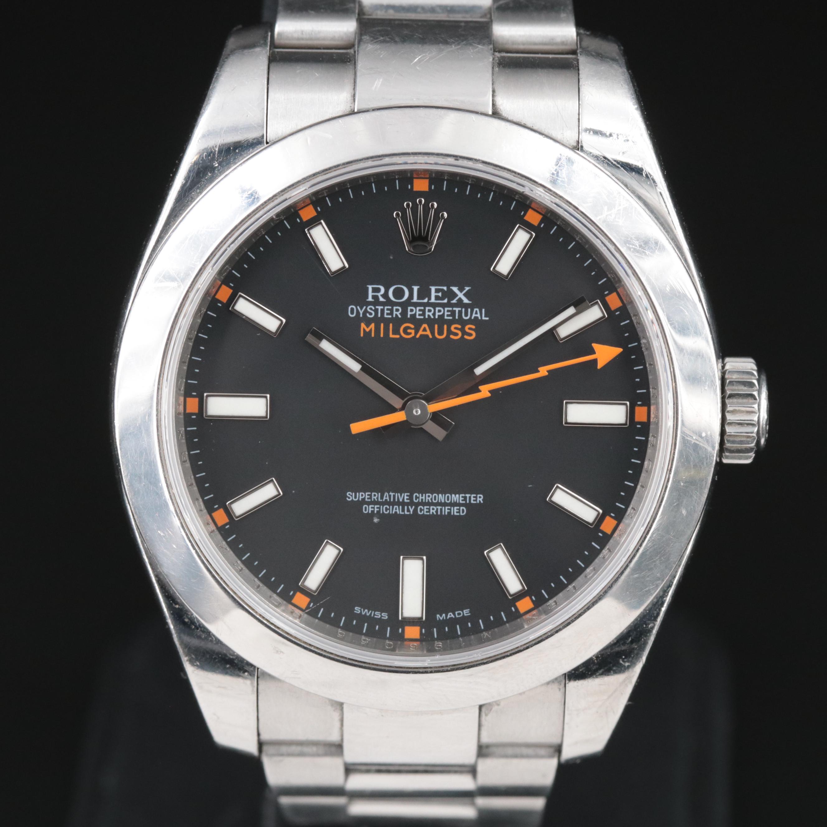 2007 Rolex Oyster Perpetual Milgauss Automatic Watch