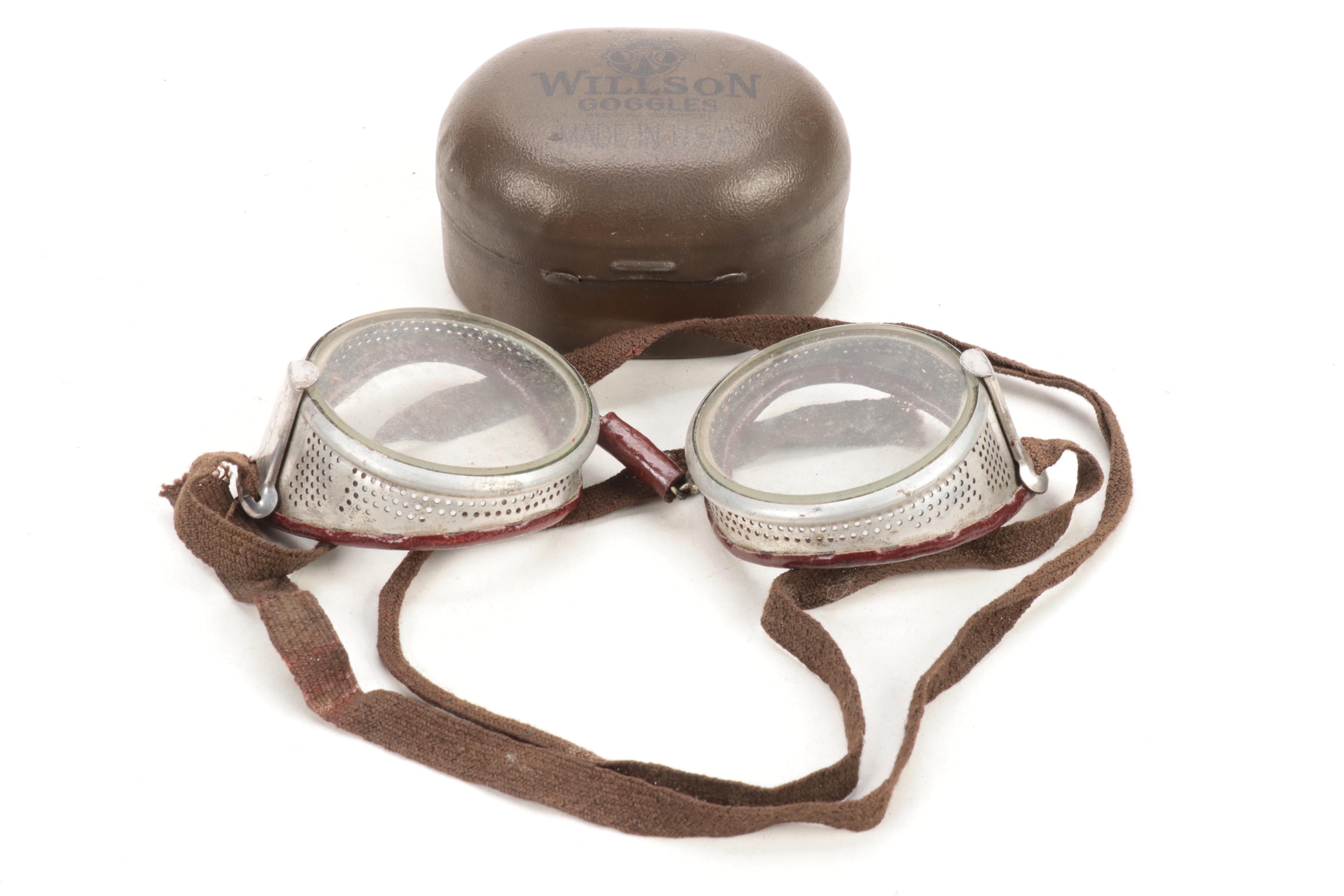 Wilson Industrial Safety Goggles, Mid-20th Century