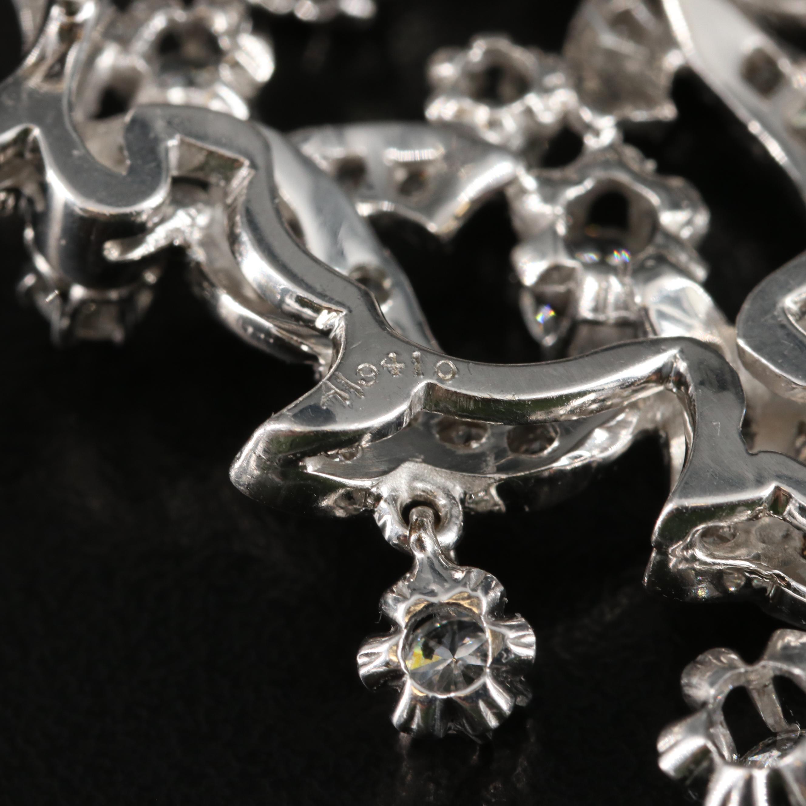 14K 3.34 CTW Diamond Converter Brooch Pendant