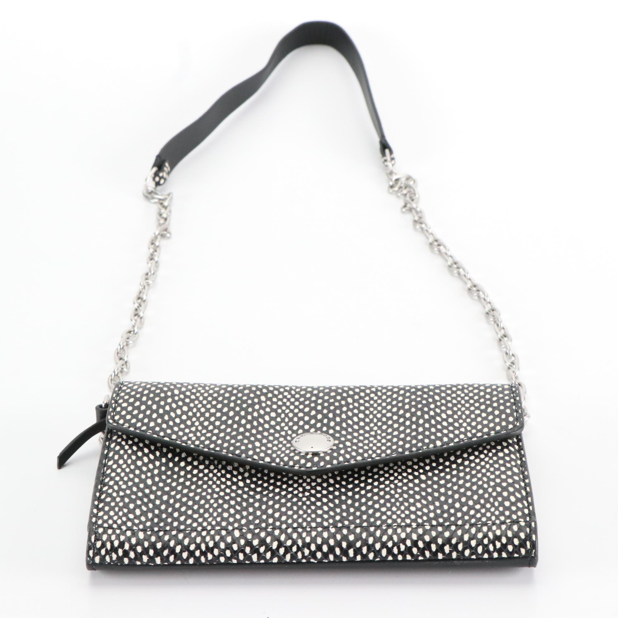 Vivo Shagreen Clutch Purse and Rag & Bone Leather Envelope Clutch Purse