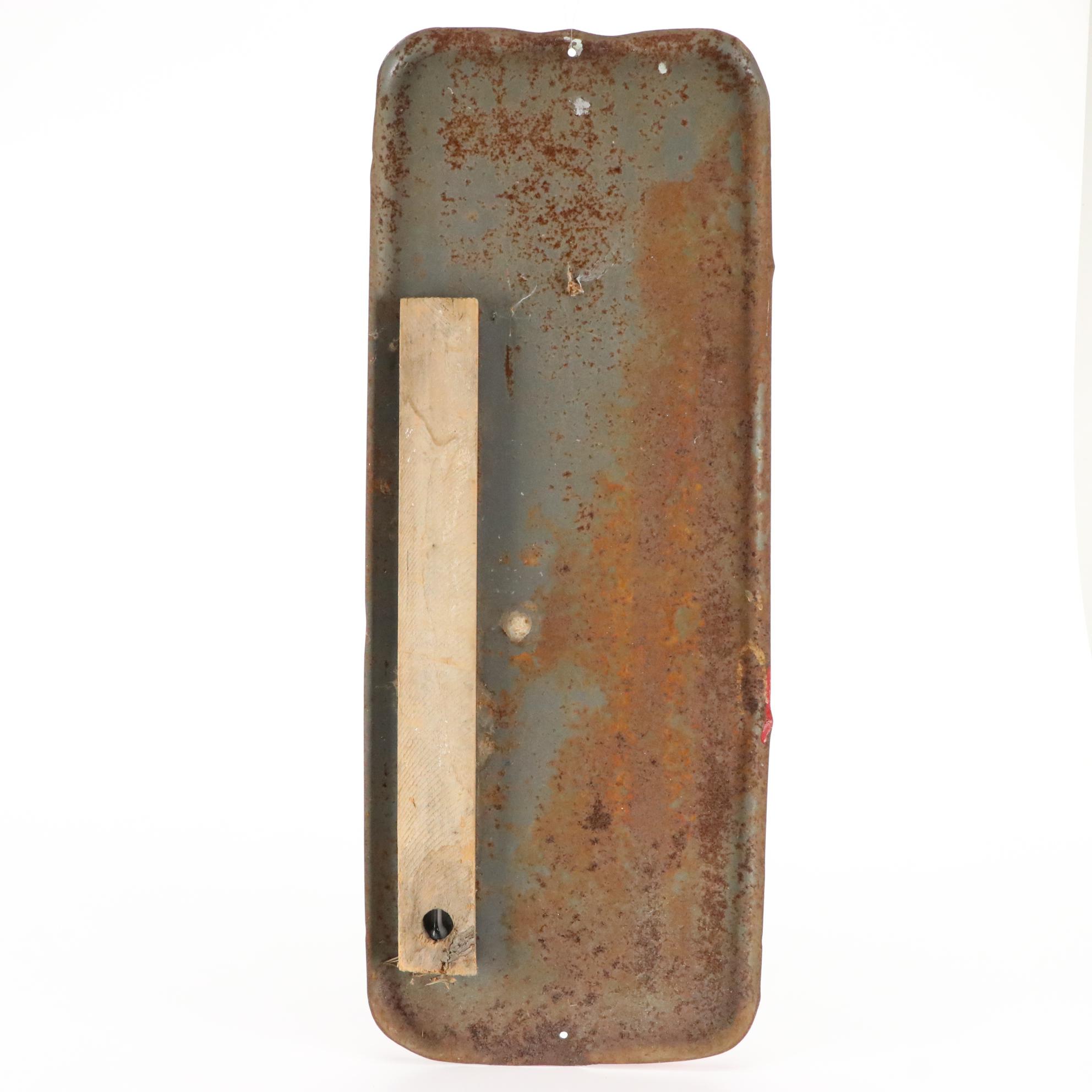 Barq's Metal Wall Thermometer, Mid-20th Century