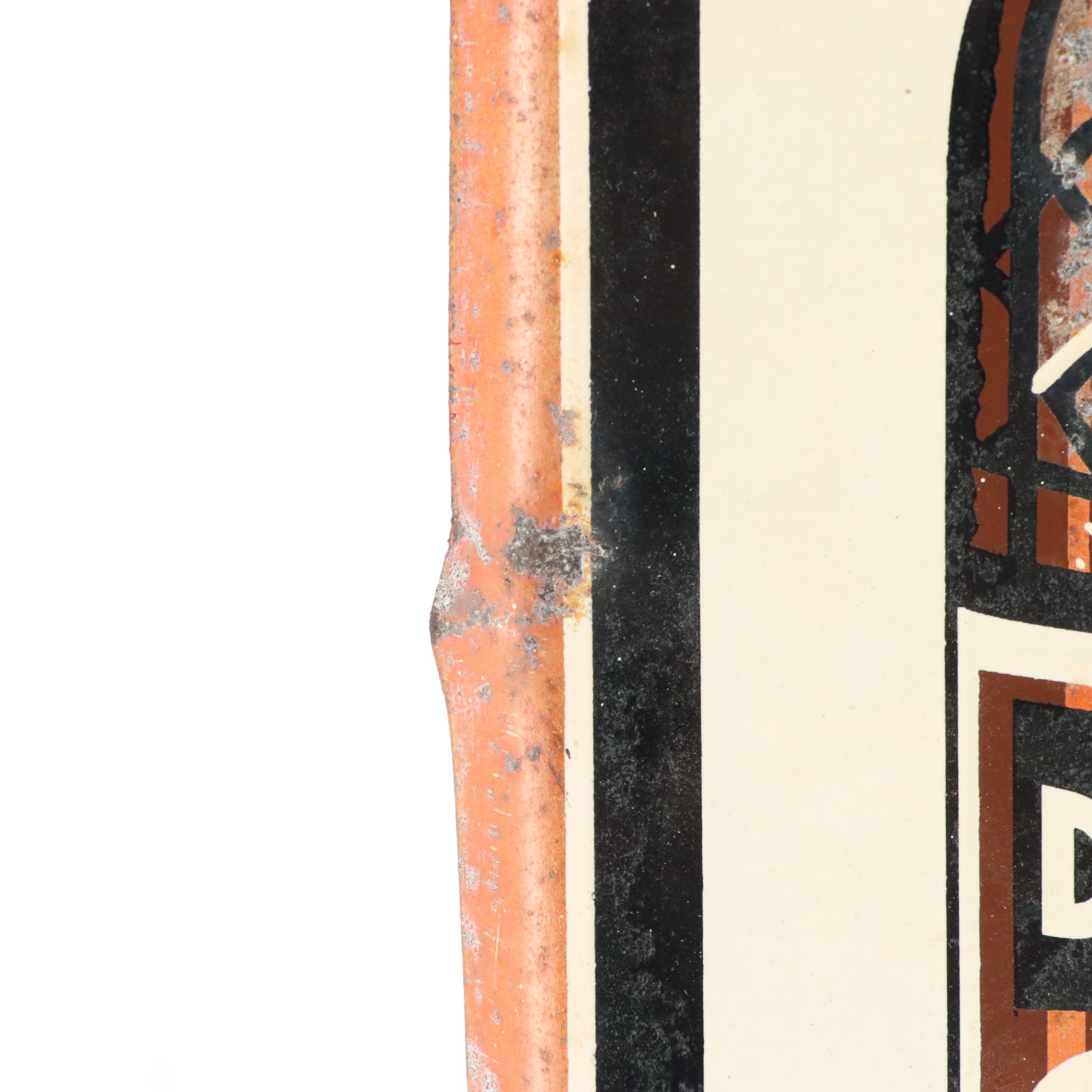 Barq's Metal Wall Thermometer, Mid-20th Century