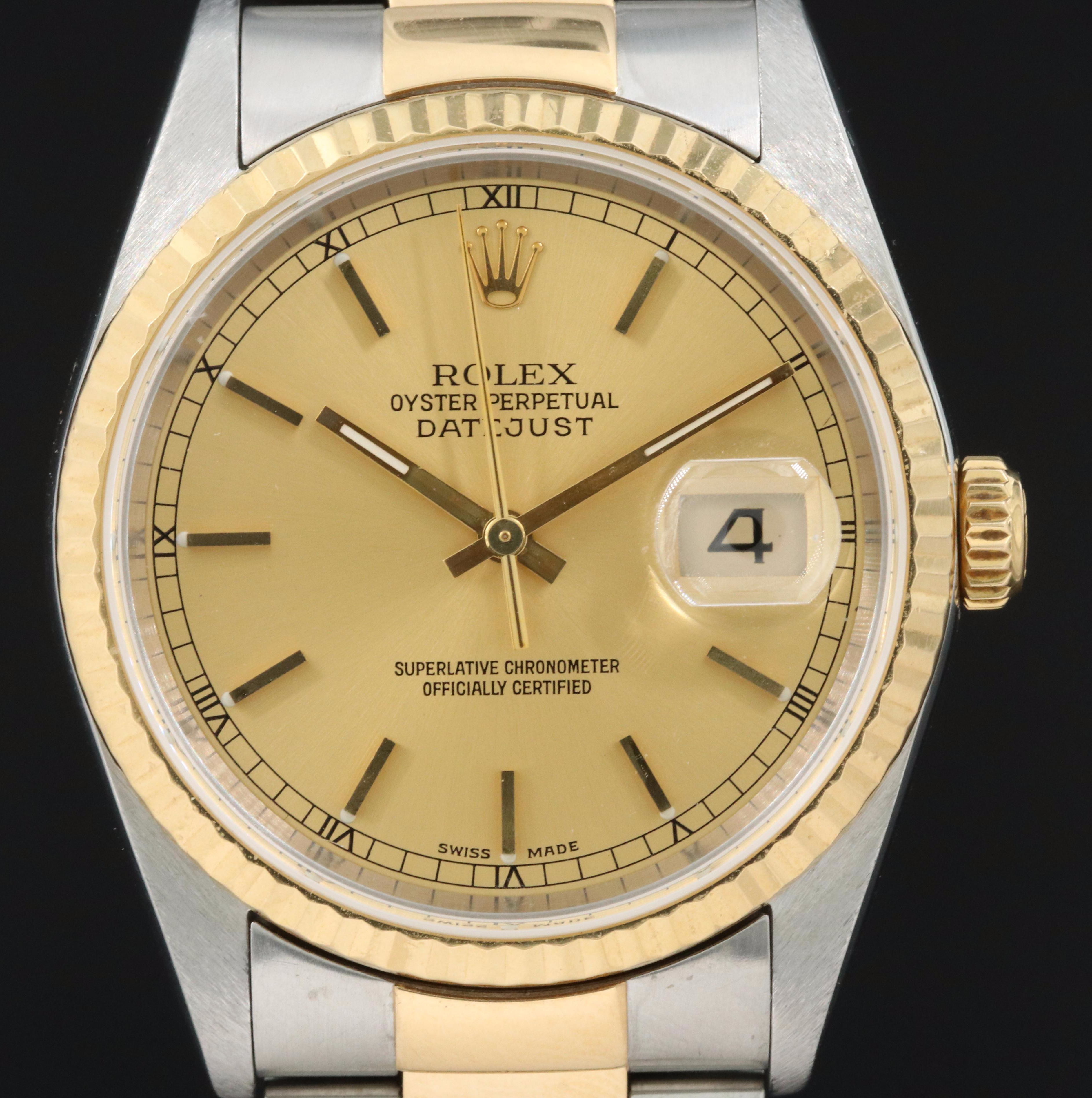 2002-03 Rolex Oyster Perpetual Datejust Watch