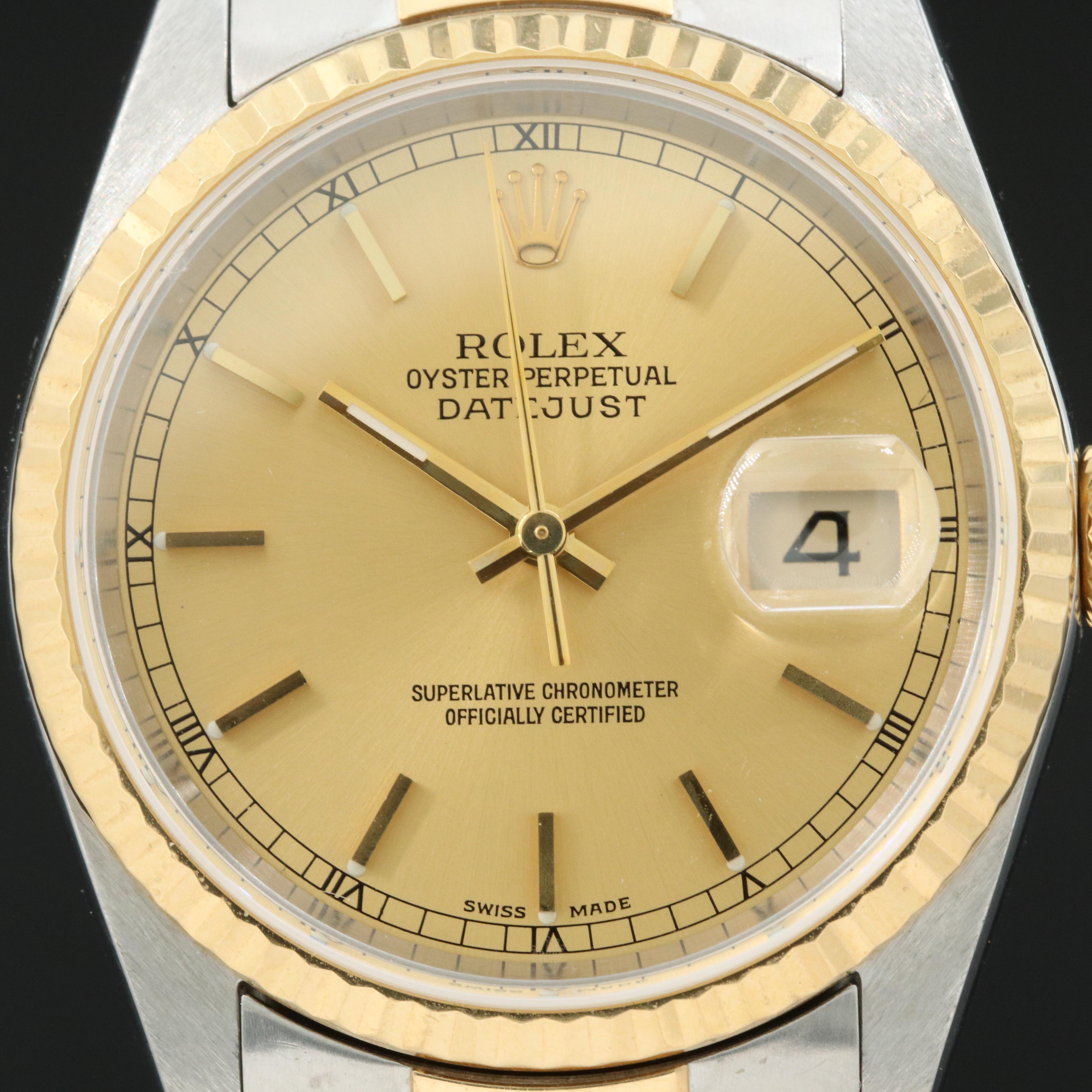 2002-03 Rolex Oyster Perpetual Datejust Watch