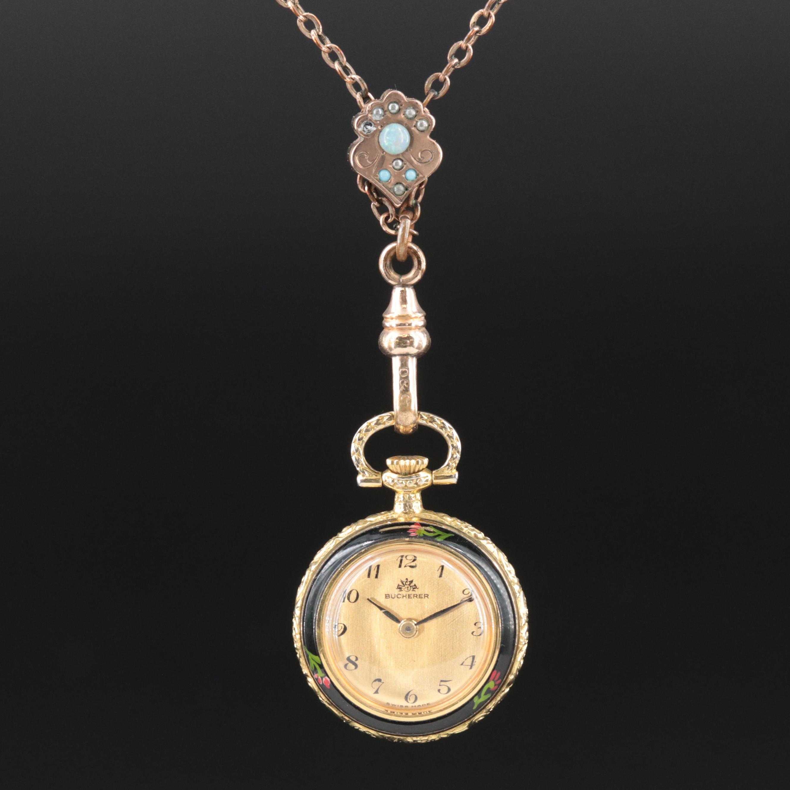 Bucherer Swiss-Made Pendant Watch