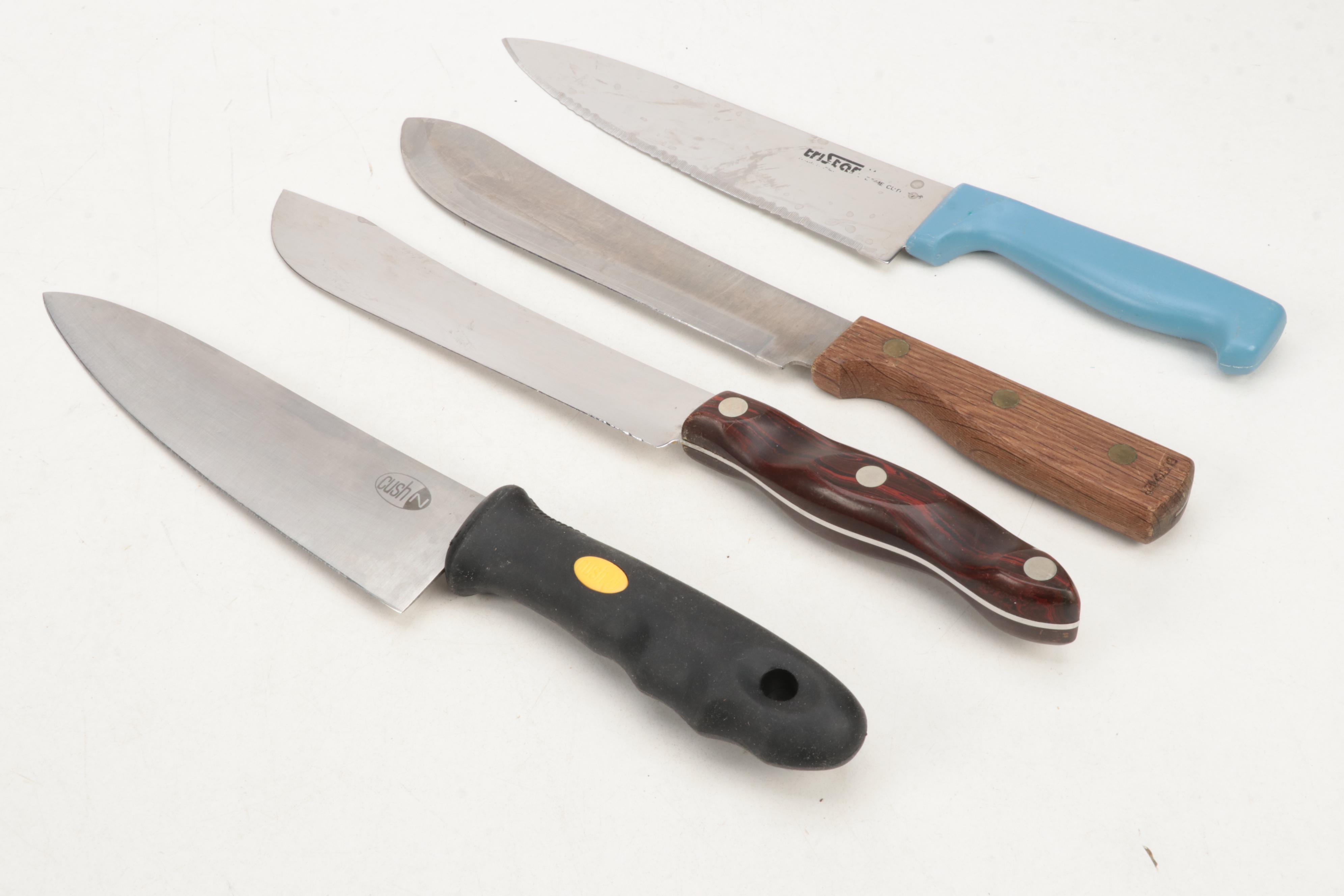 Ekco Eterna Chef's  Knife with Other Cutlery and Kitchen Utensils