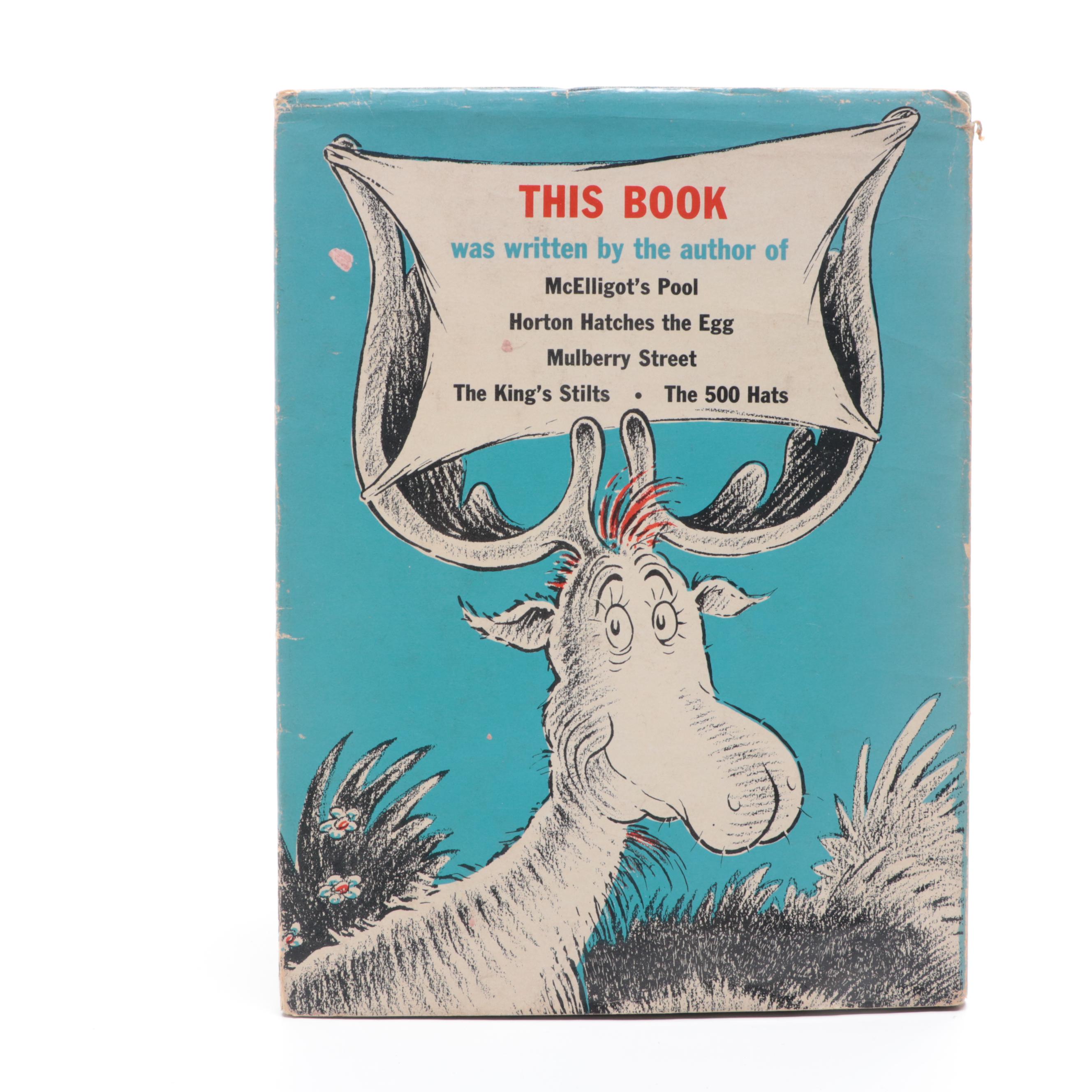 Signed First Edition, Second Issue "Thidwick the Big-Hearted Moose" by Dr. Seuss