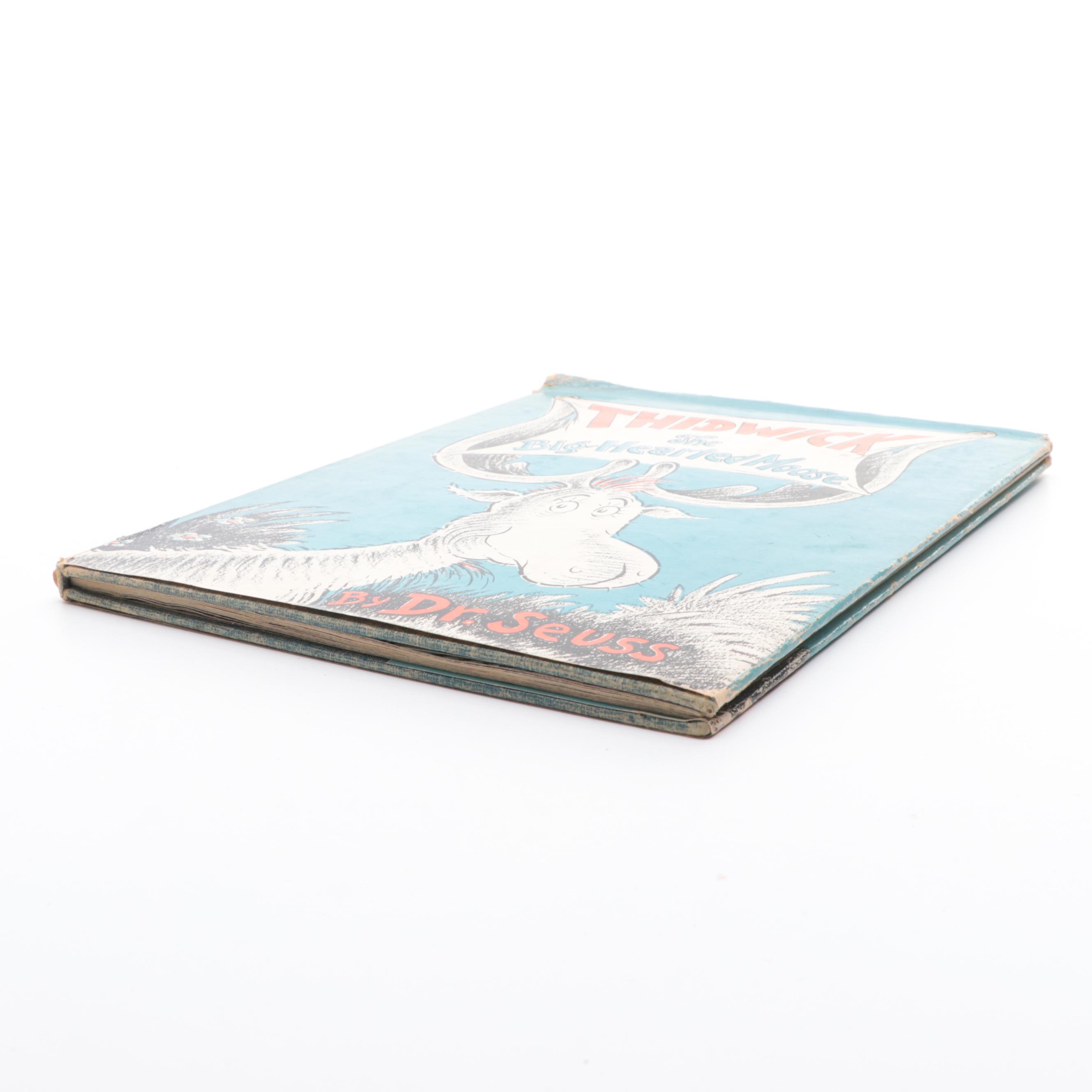 Signed First Edition, Second Issue "Thidwick the Big-Hearted Moose" by Dr. Seuss