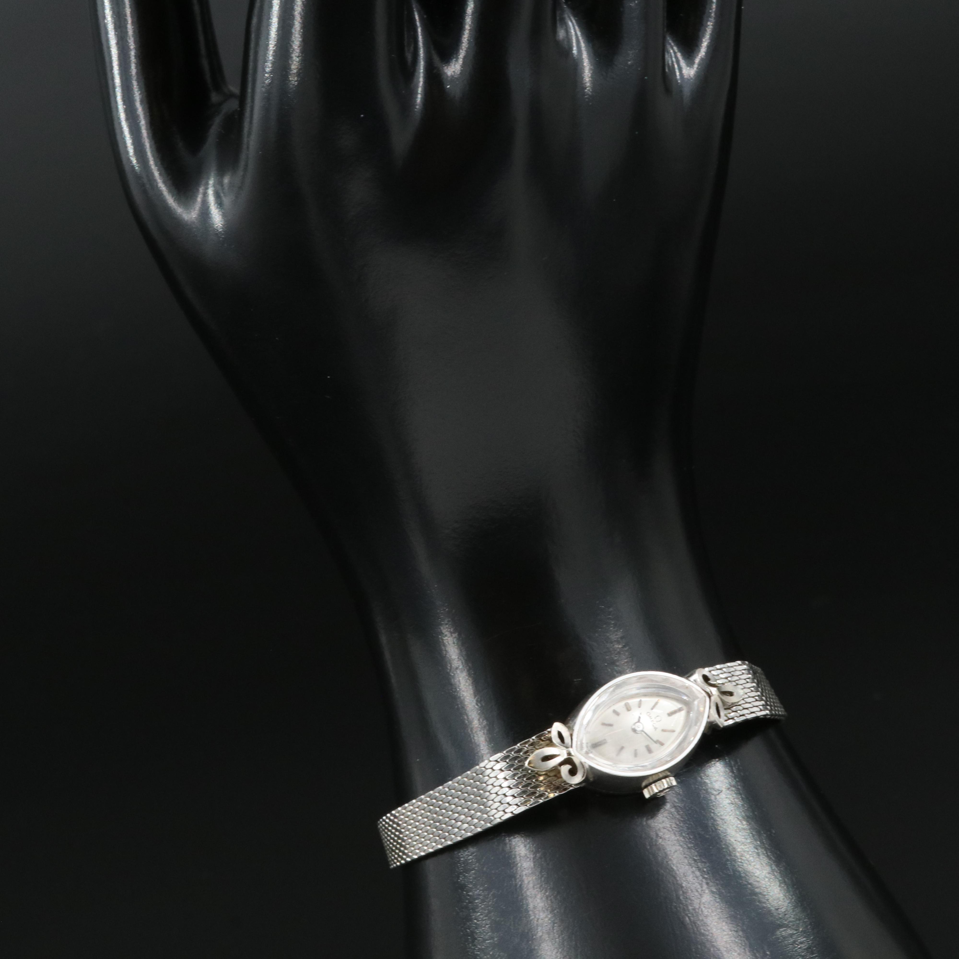 14K Omega Manual Wind Watch