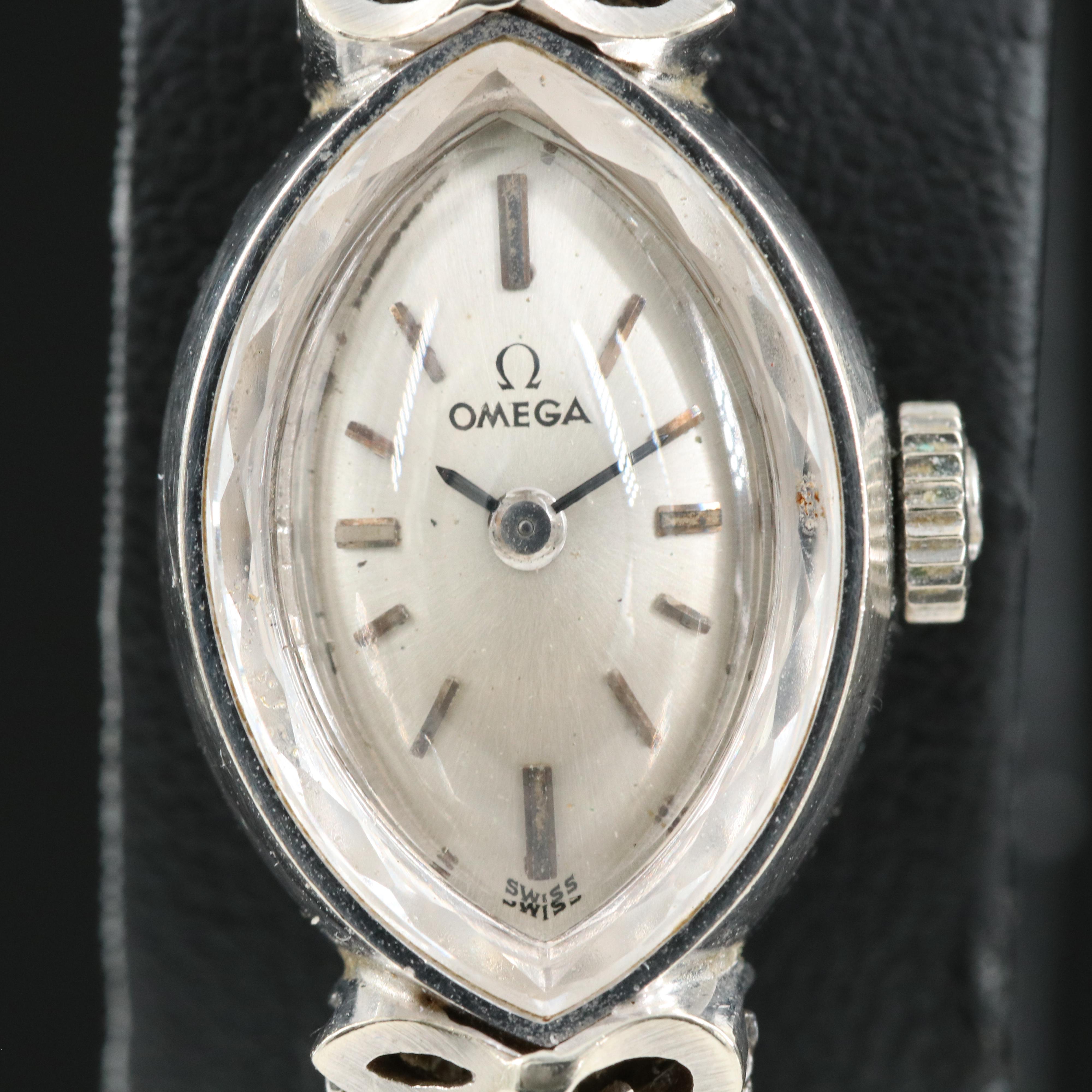 14K Omega Manual Wind Watch
