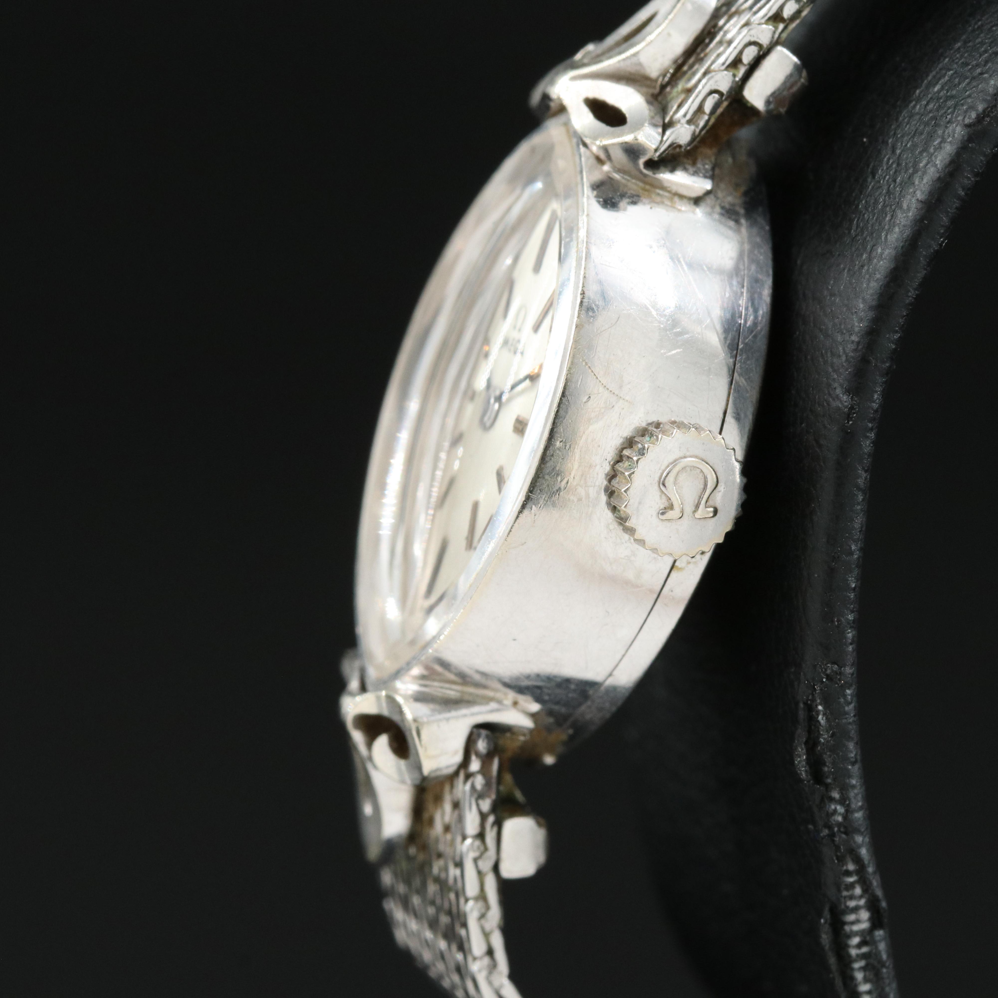 14K Omega Manual Wind Watch