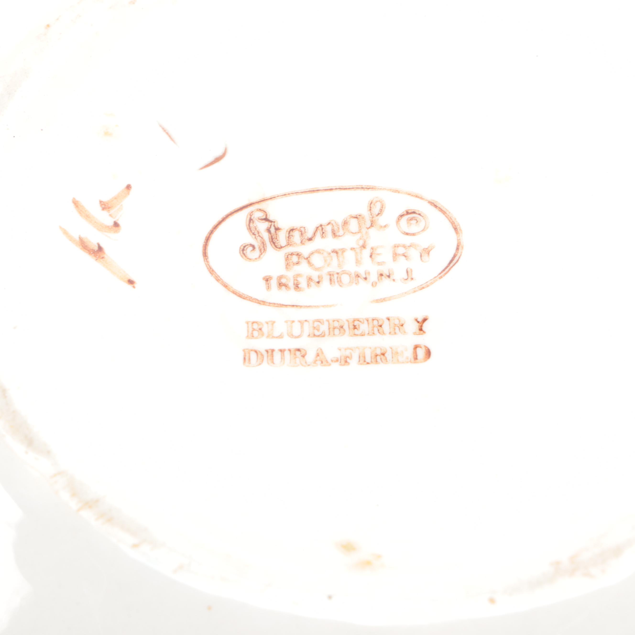 Stangl Pottery "Fruit" and Other Tableware and Accessories, Mid to Late 20th C.