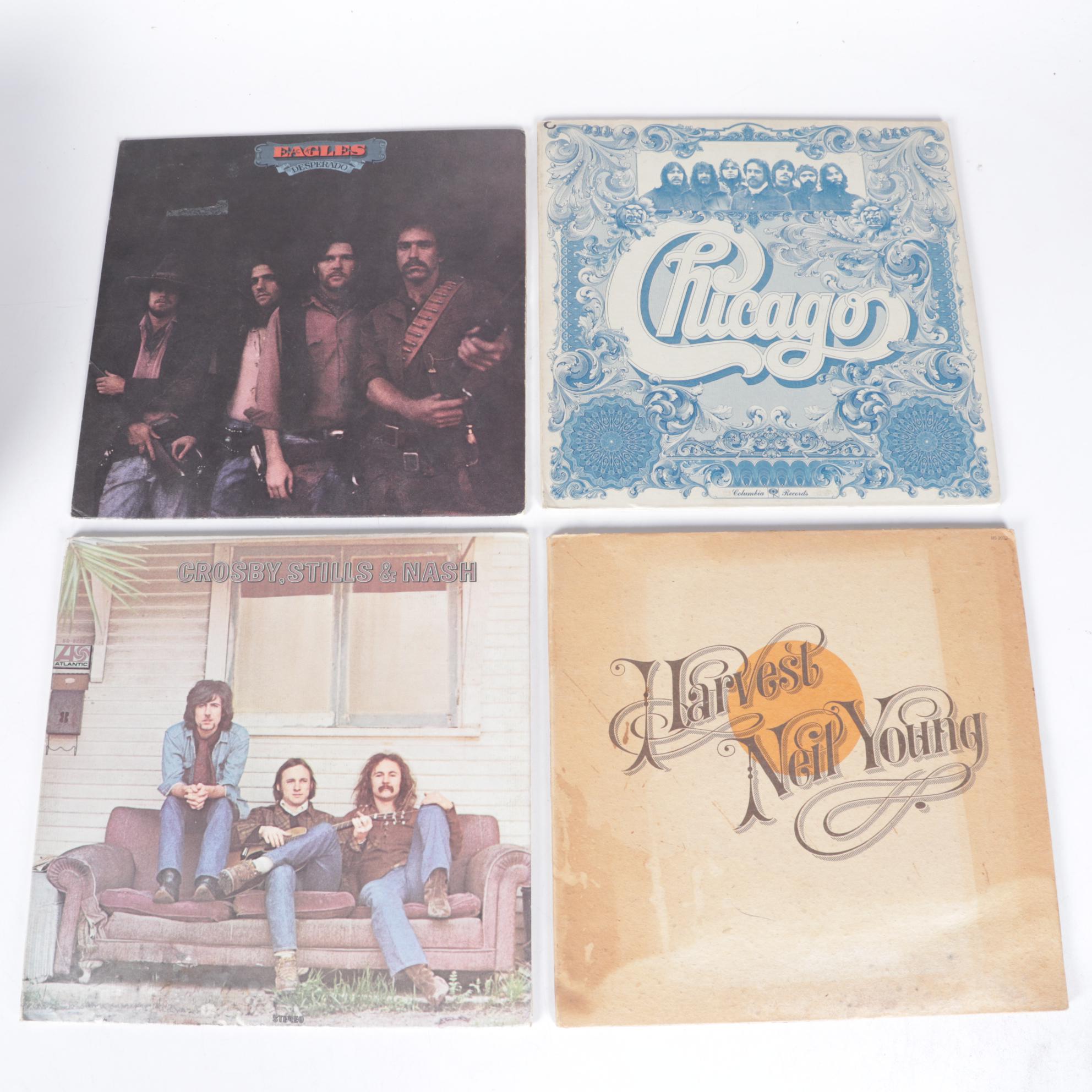 Eagles, Neil Young, Chicago, Crosby, Stills & Nash with More Vinyl Records