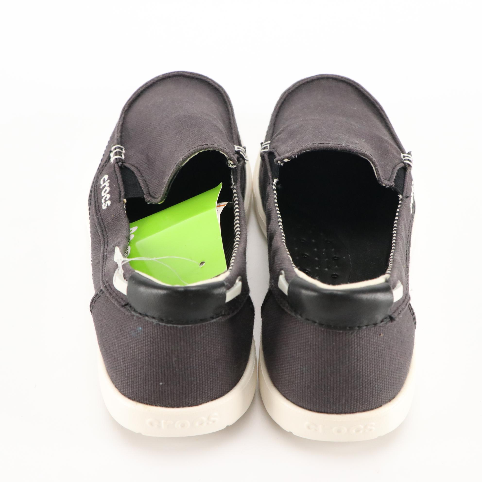 Crocs Women's Canvas Loafers, Slip-Ons and Olive Slingback Jelly Sandals