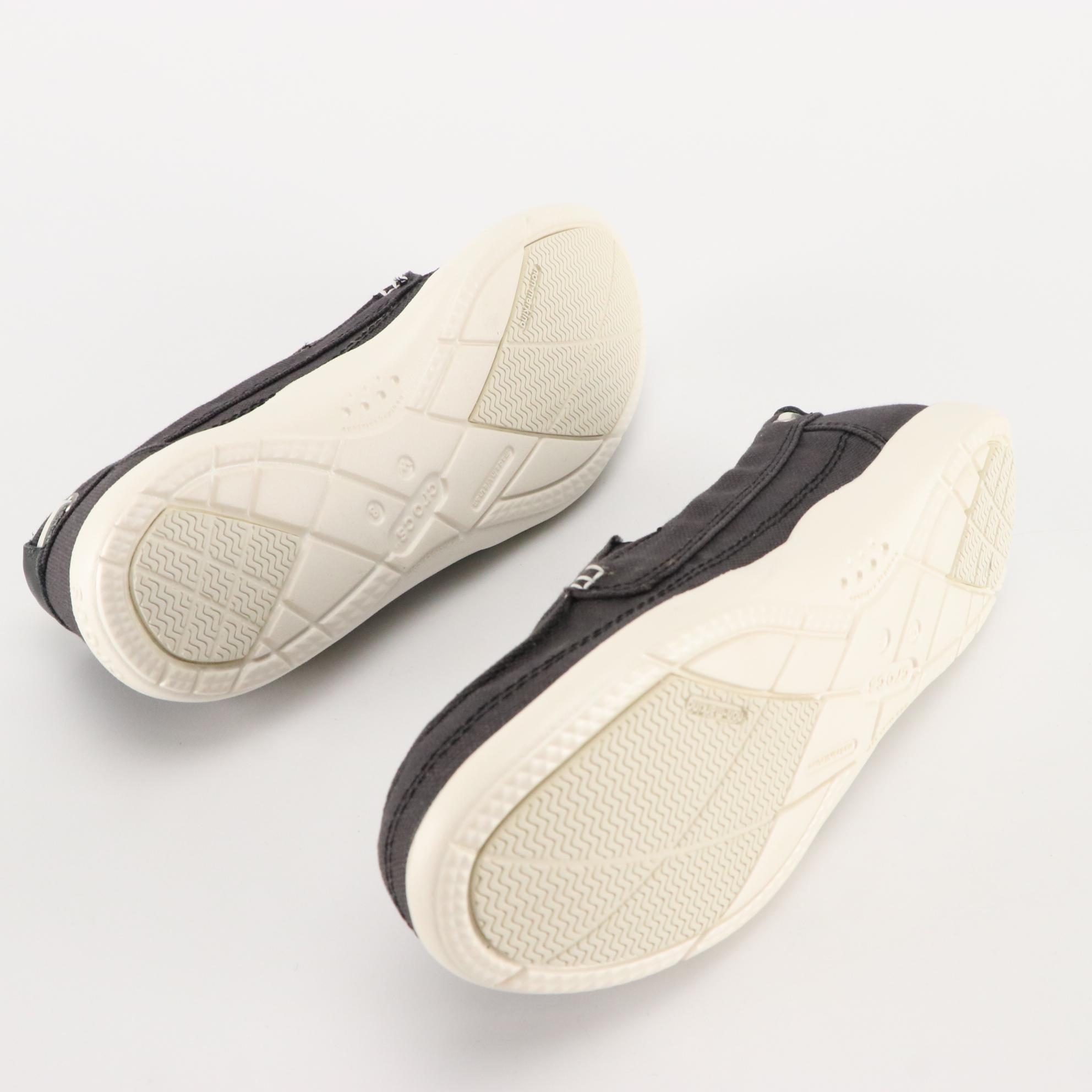 Crocs Women's Canvas Loafers, Slip-Ons and Olive Slingback Jelly Sandals