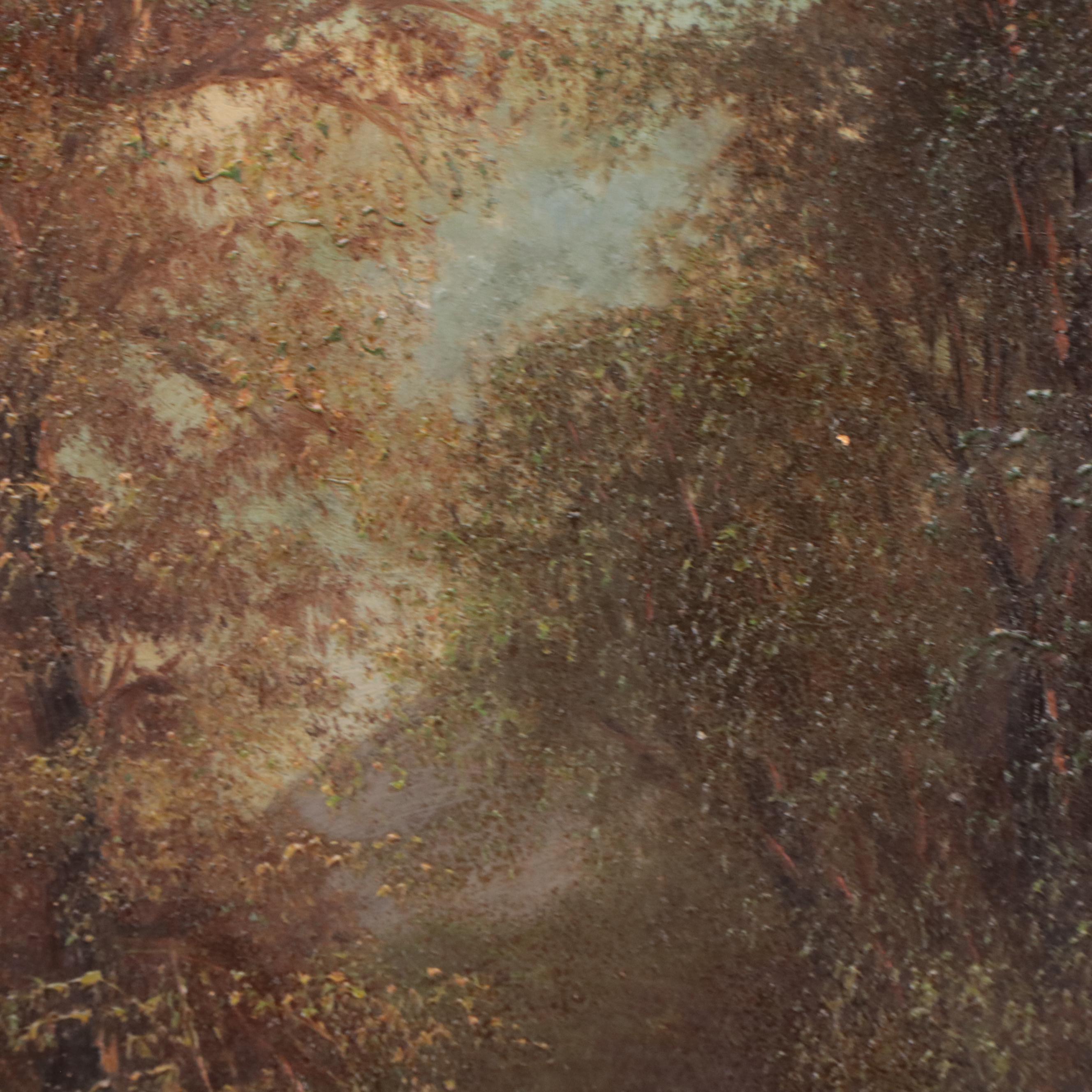 W. Miller Landscape Oil Painting