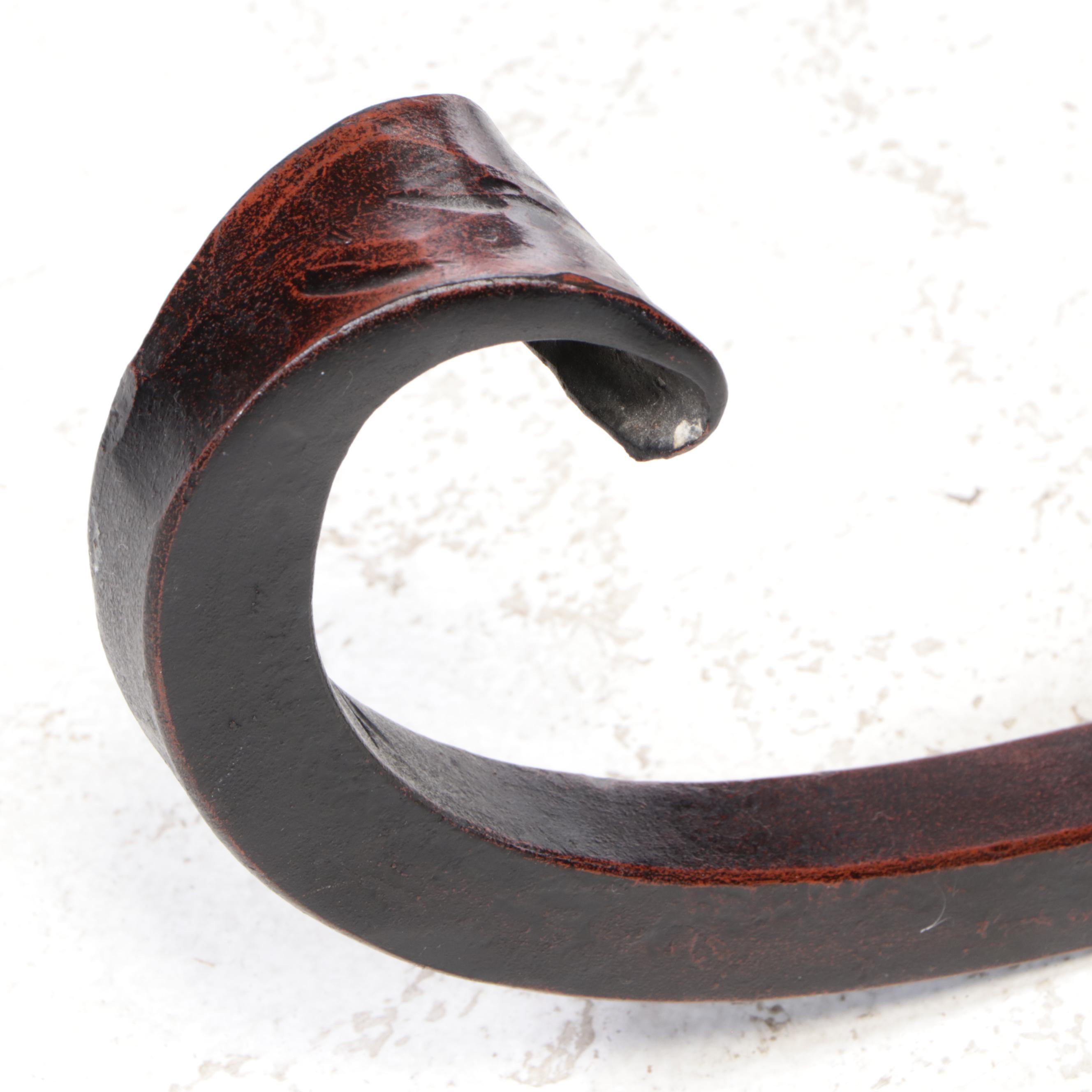 Arhaus "Mosaic Collection" Stone-Tiled Dining Table on Wrought Iron Base.