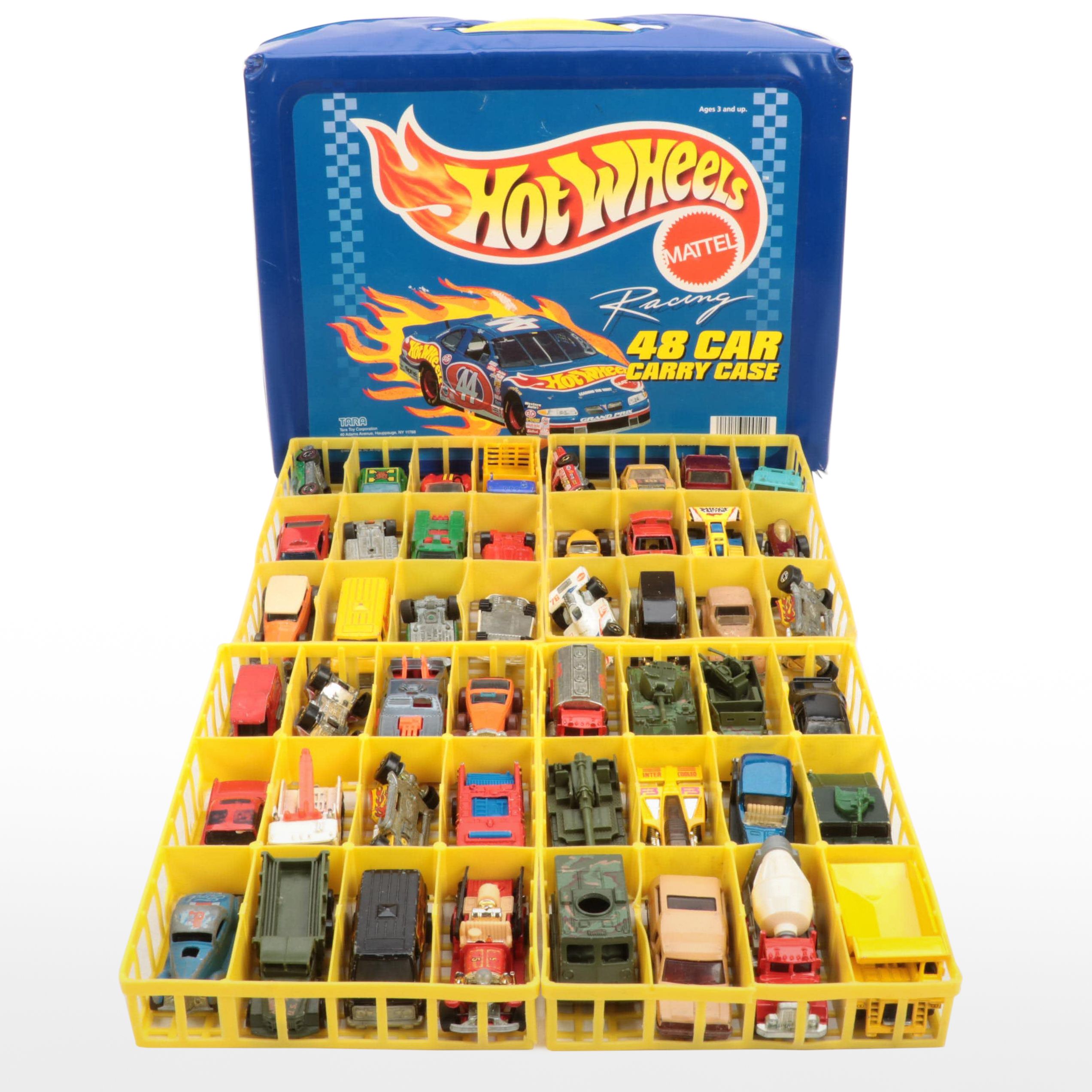 Hot Wheels 48 Car Carry Case With 48 Cars