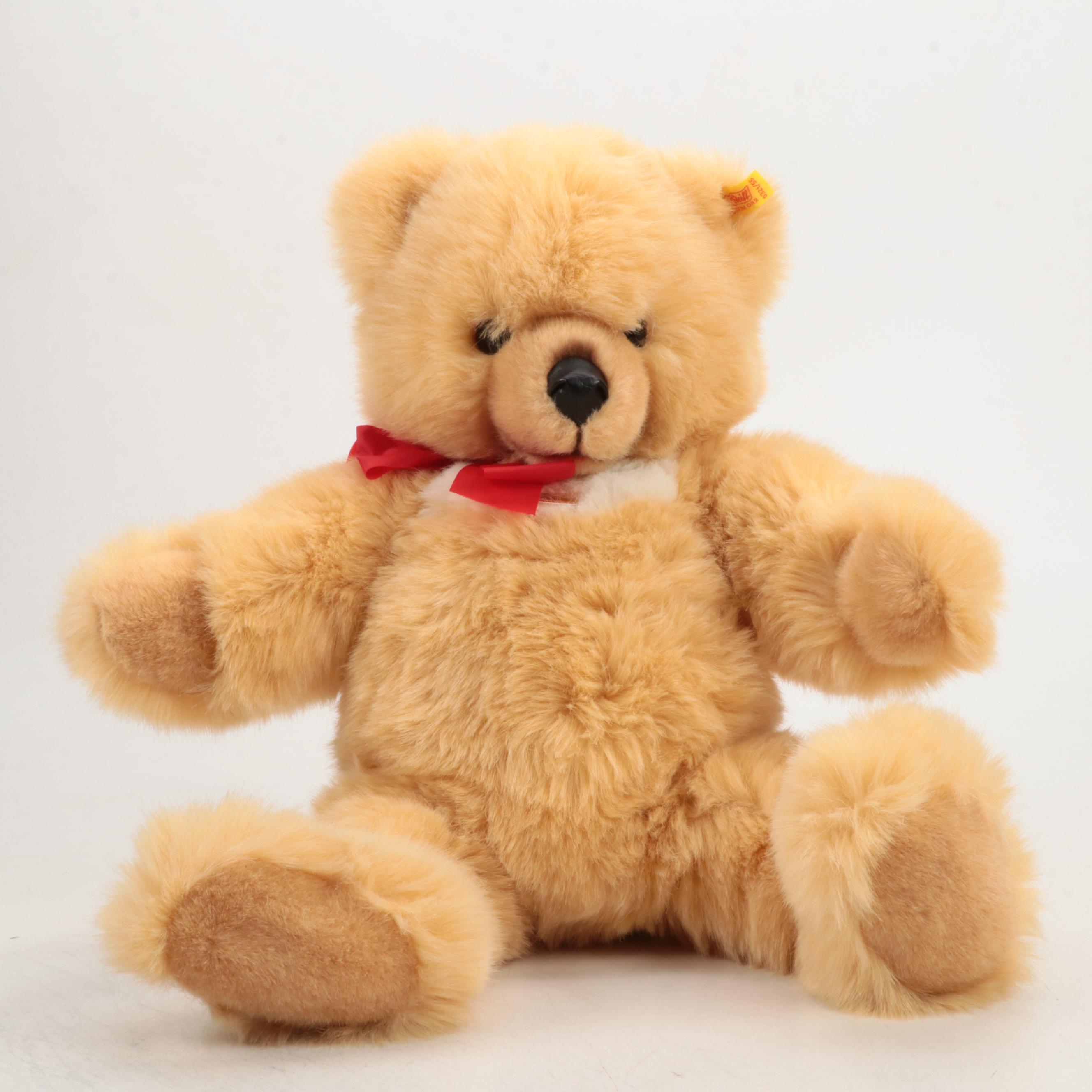 Steiff "Molly Teddy" and Italian Lenci Torino Teddy Bears