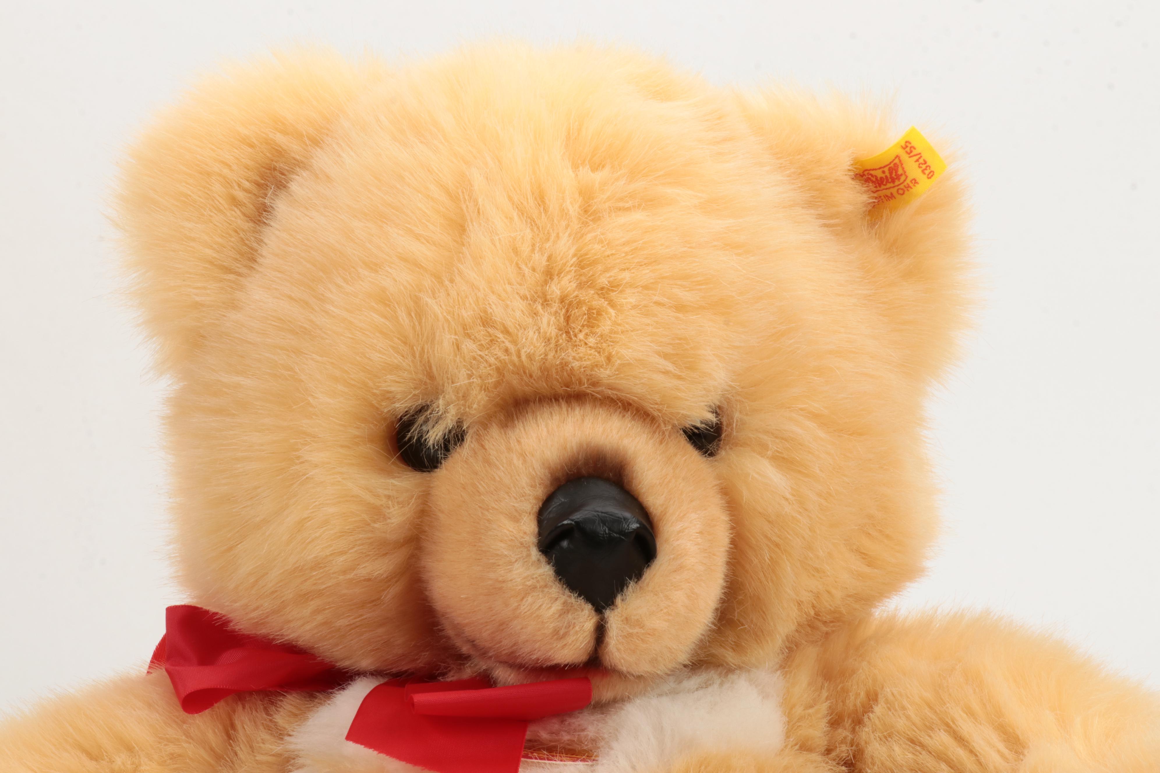 Steiff "Molly Teddy" and Italian Lenci Torino Teddy Bears