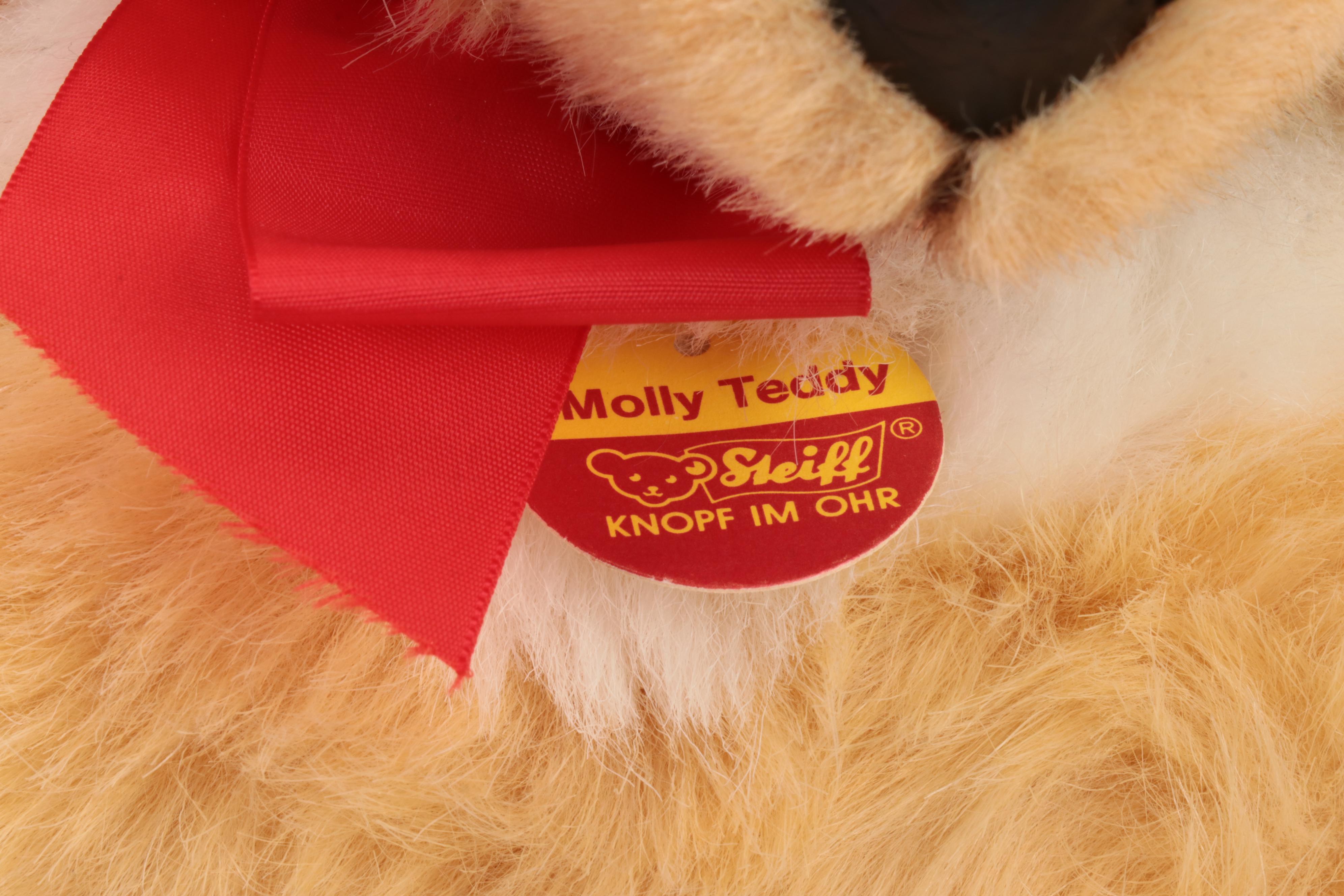 Steiff "Molly Teddy" and Italian Lenci Torino Teddy Bears