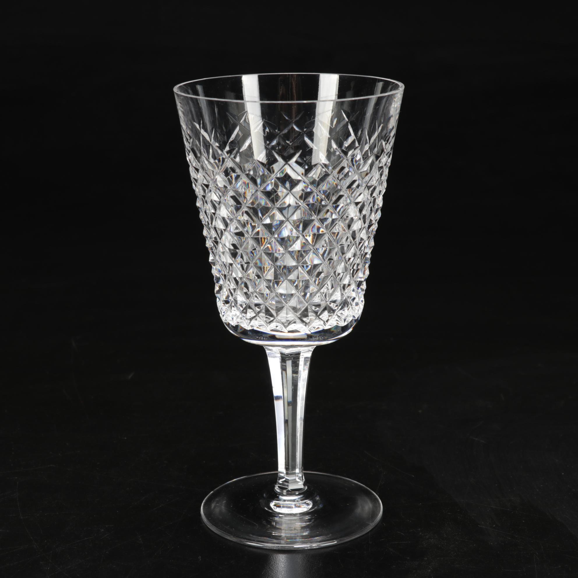Waterford Crystal "Alana" Water Goblets, 1952-2022