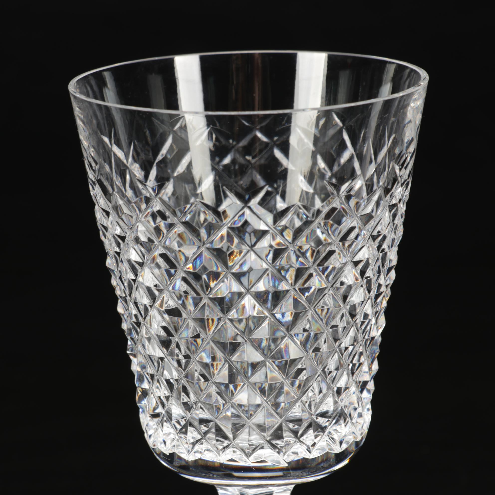 Waterford Crystal "Alana" Water Goblets, 1952-2022
