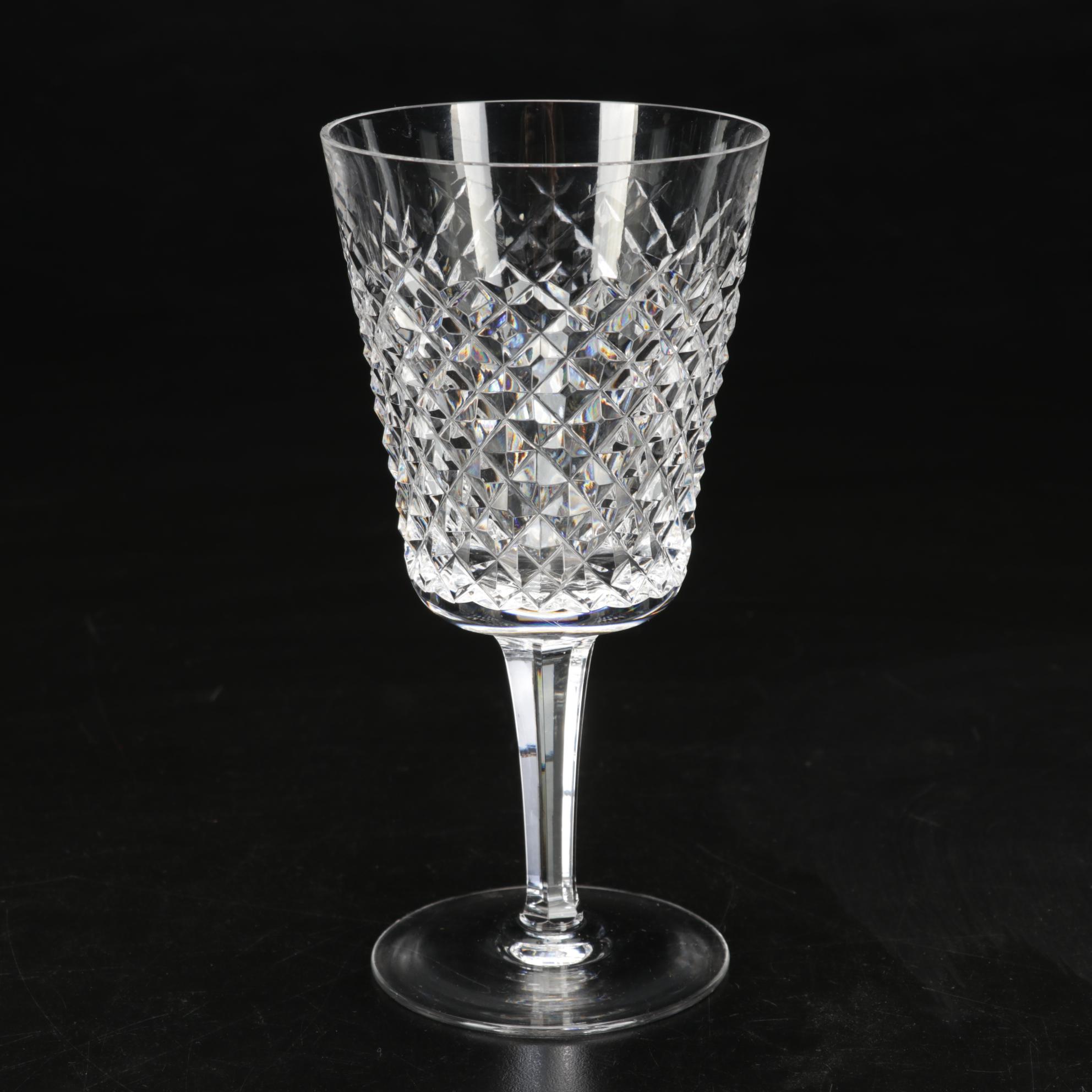 Waterford Crystal "Alana" Water Goblets, 1952-2022