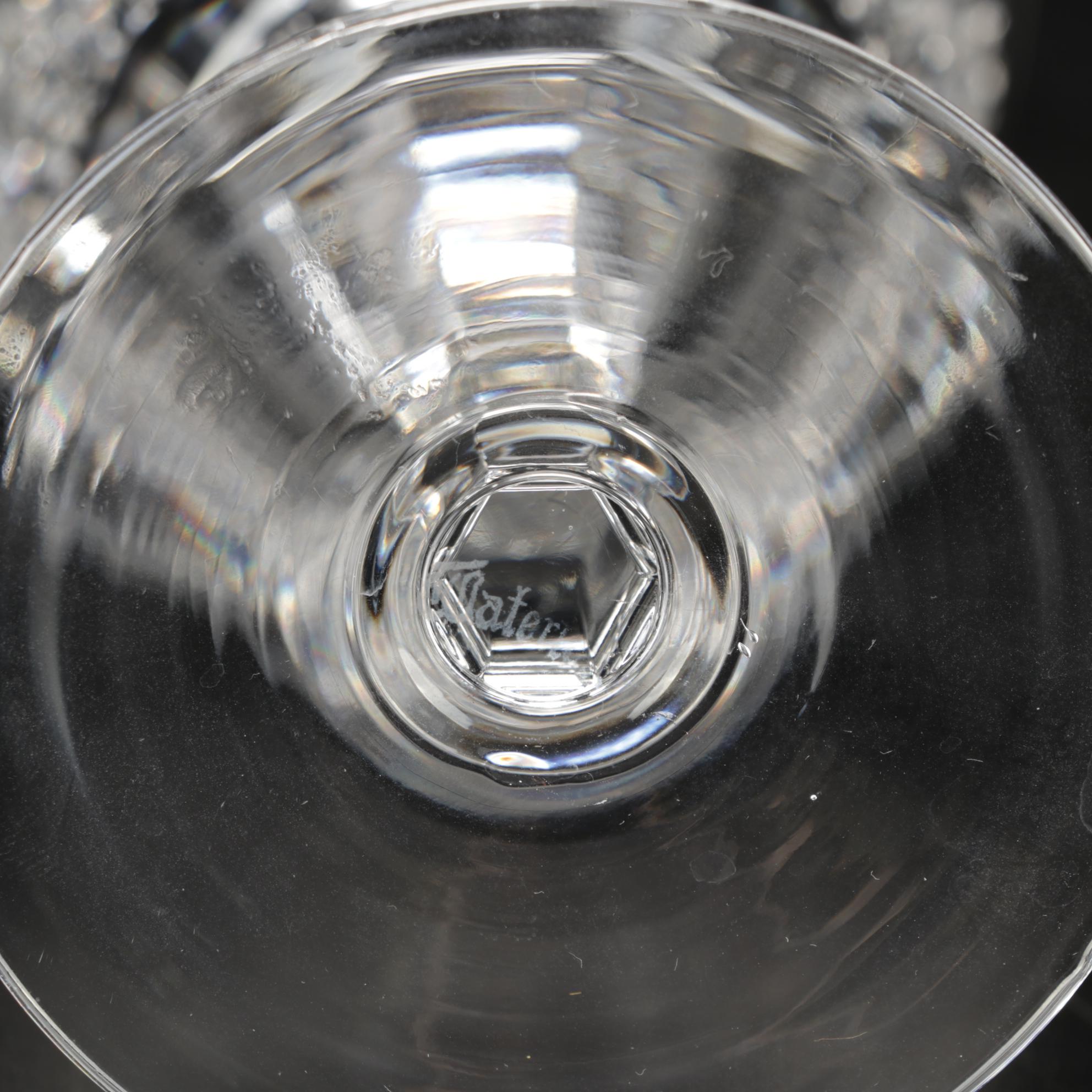 Waterford Crystal "Alana" Water Goblets, 1952-2022