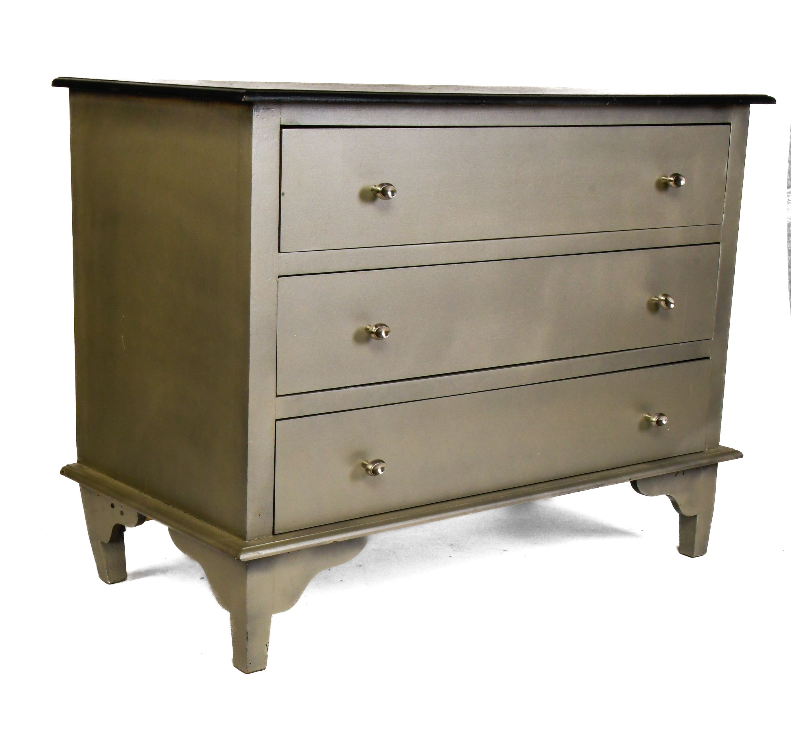 Three Drawer Wooden Chest