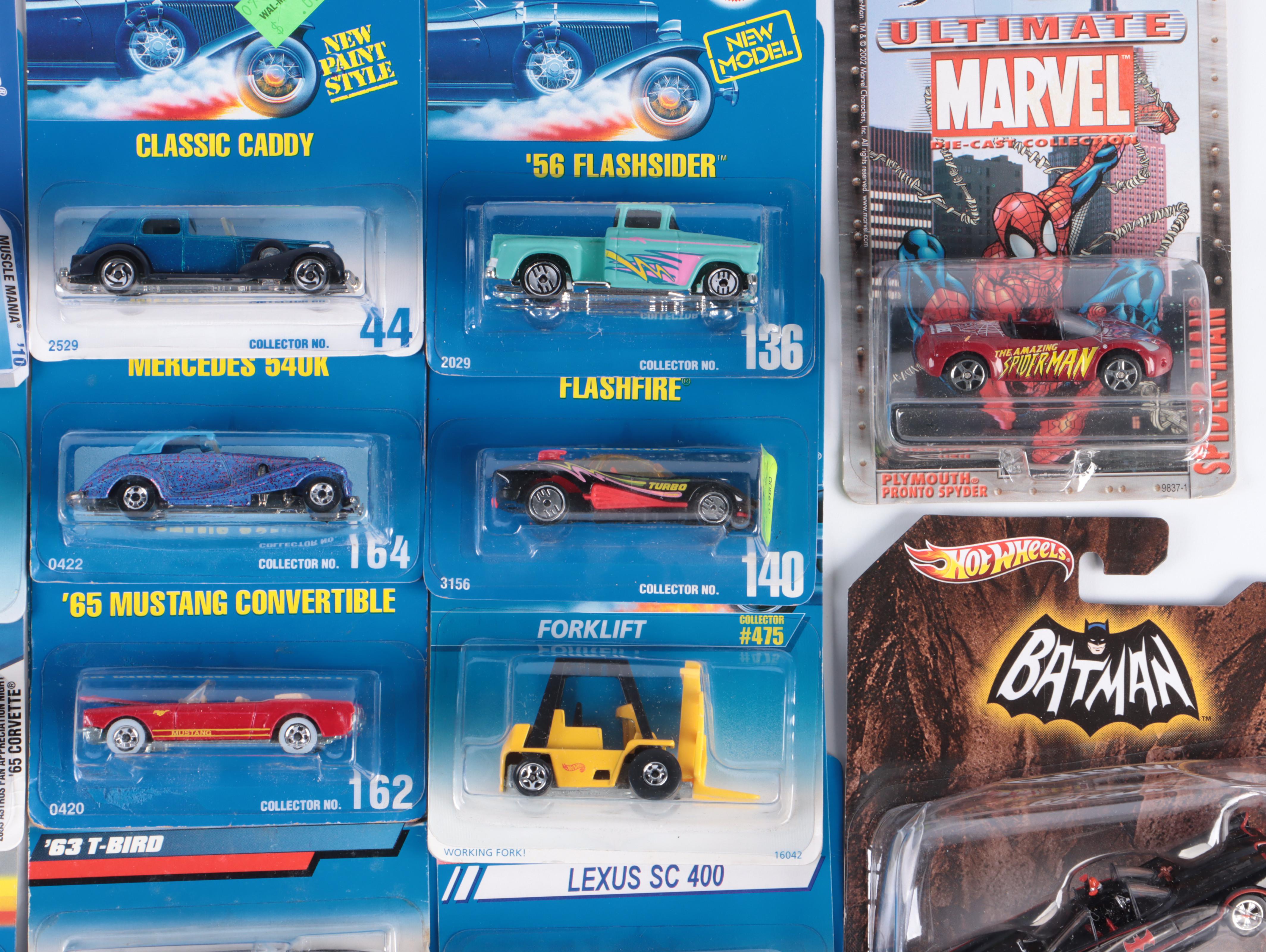50 Hot Wheels Cars of Various Series