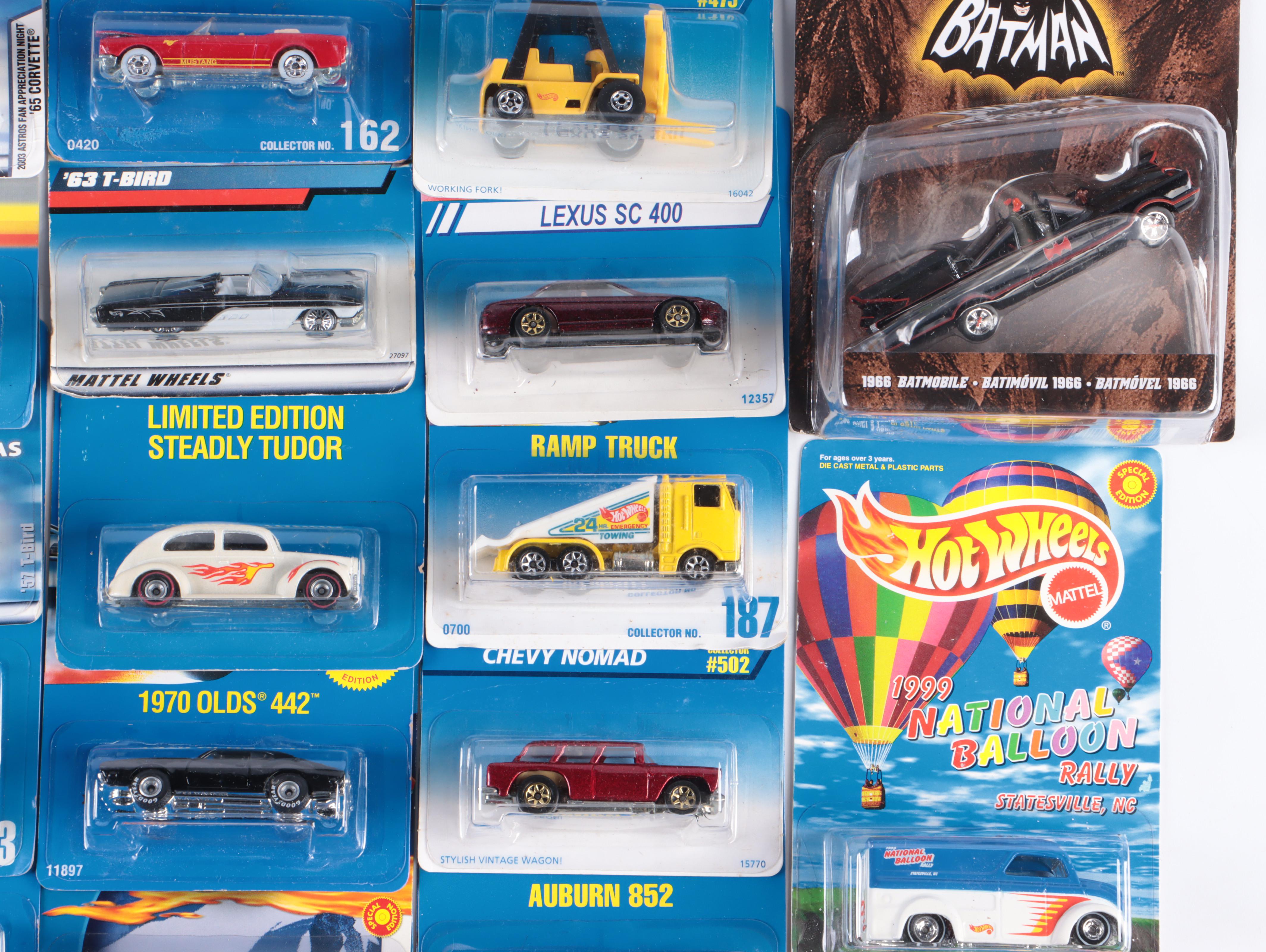 50 Hot Wheels Cars of Various Series