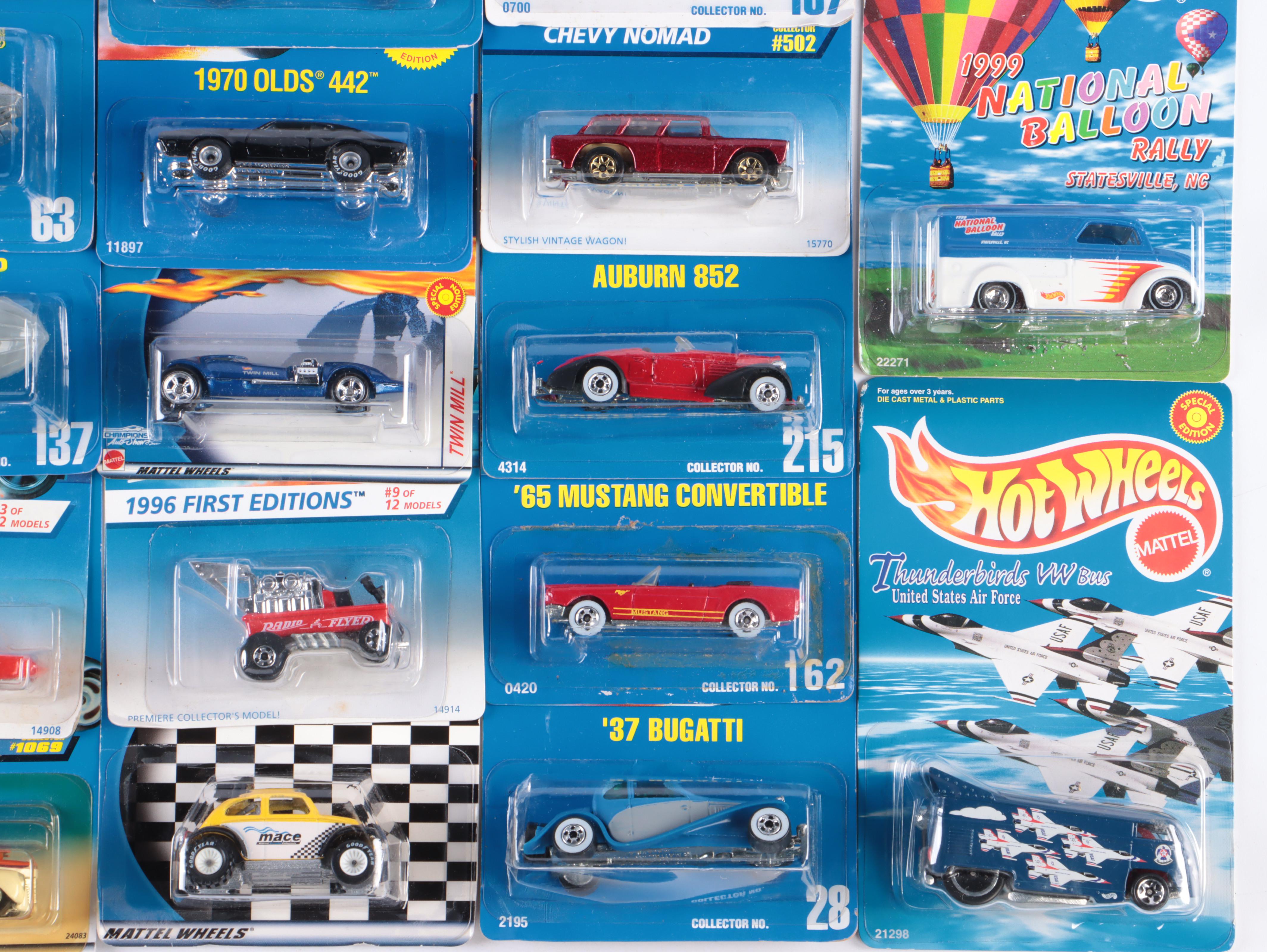 50 Hot Wheels Cars of Various Series