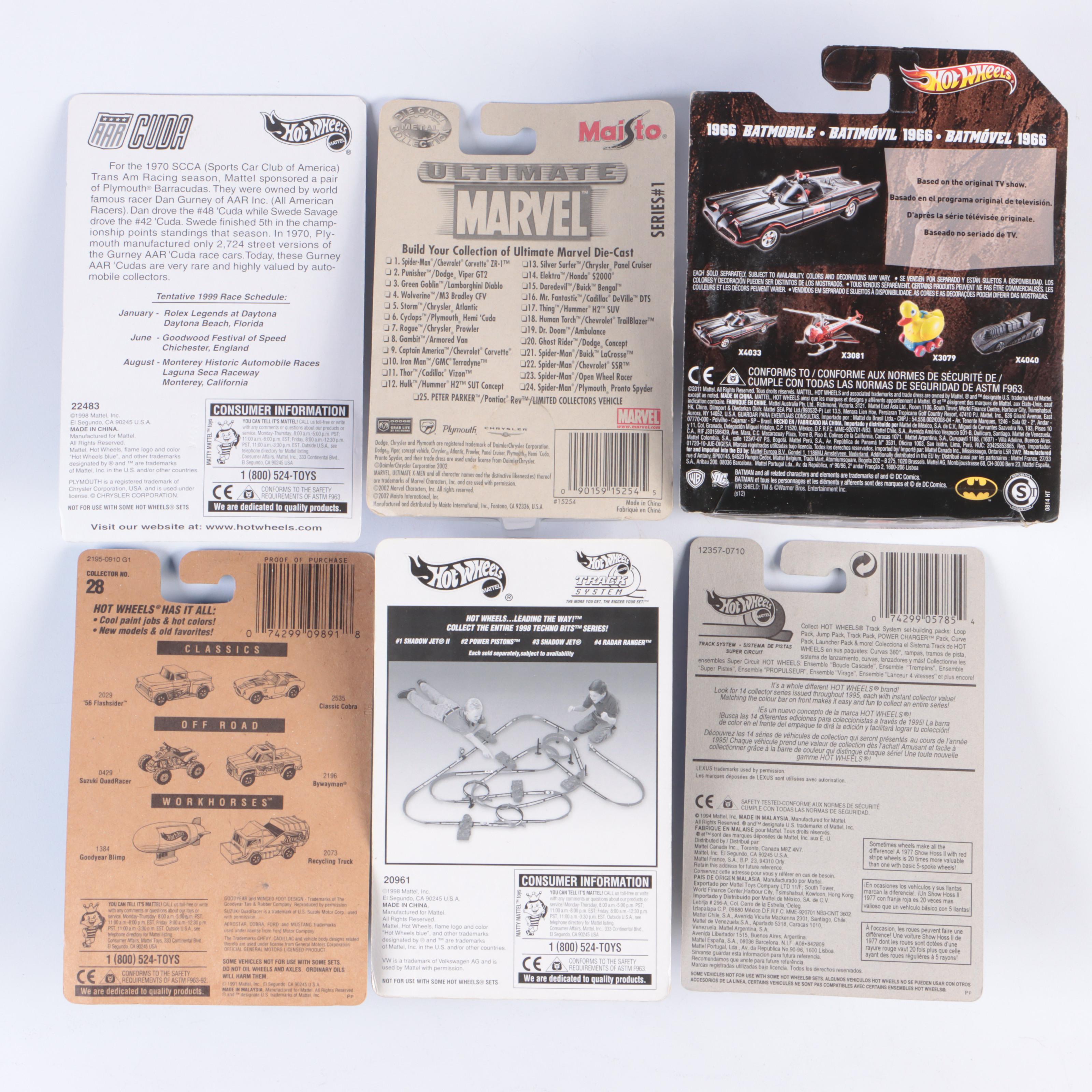 50 Hot Wheels Cars of Various Series